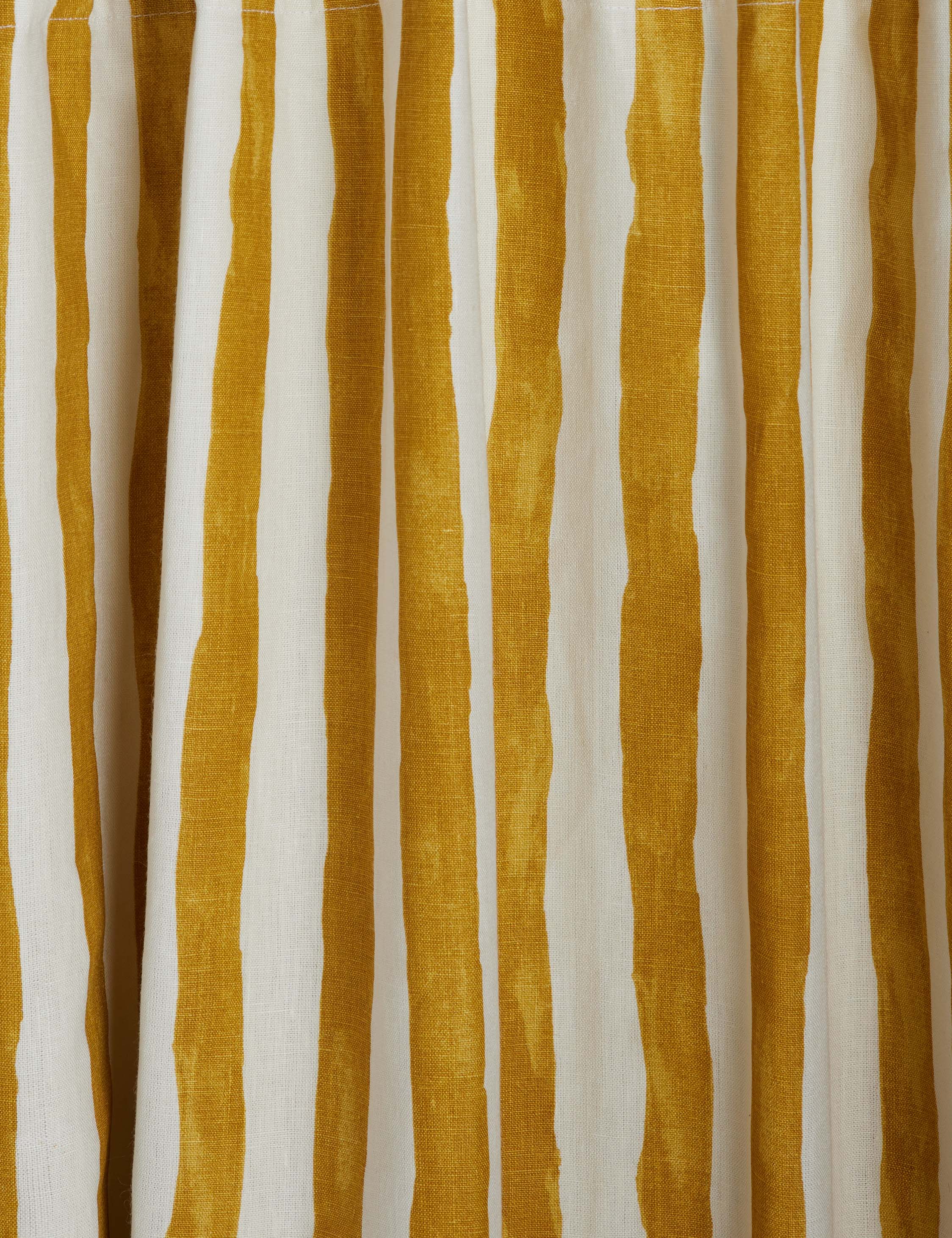 Painterly Stripe Linen Curtain Panel by Sarah Sherman Samuel - Image 11