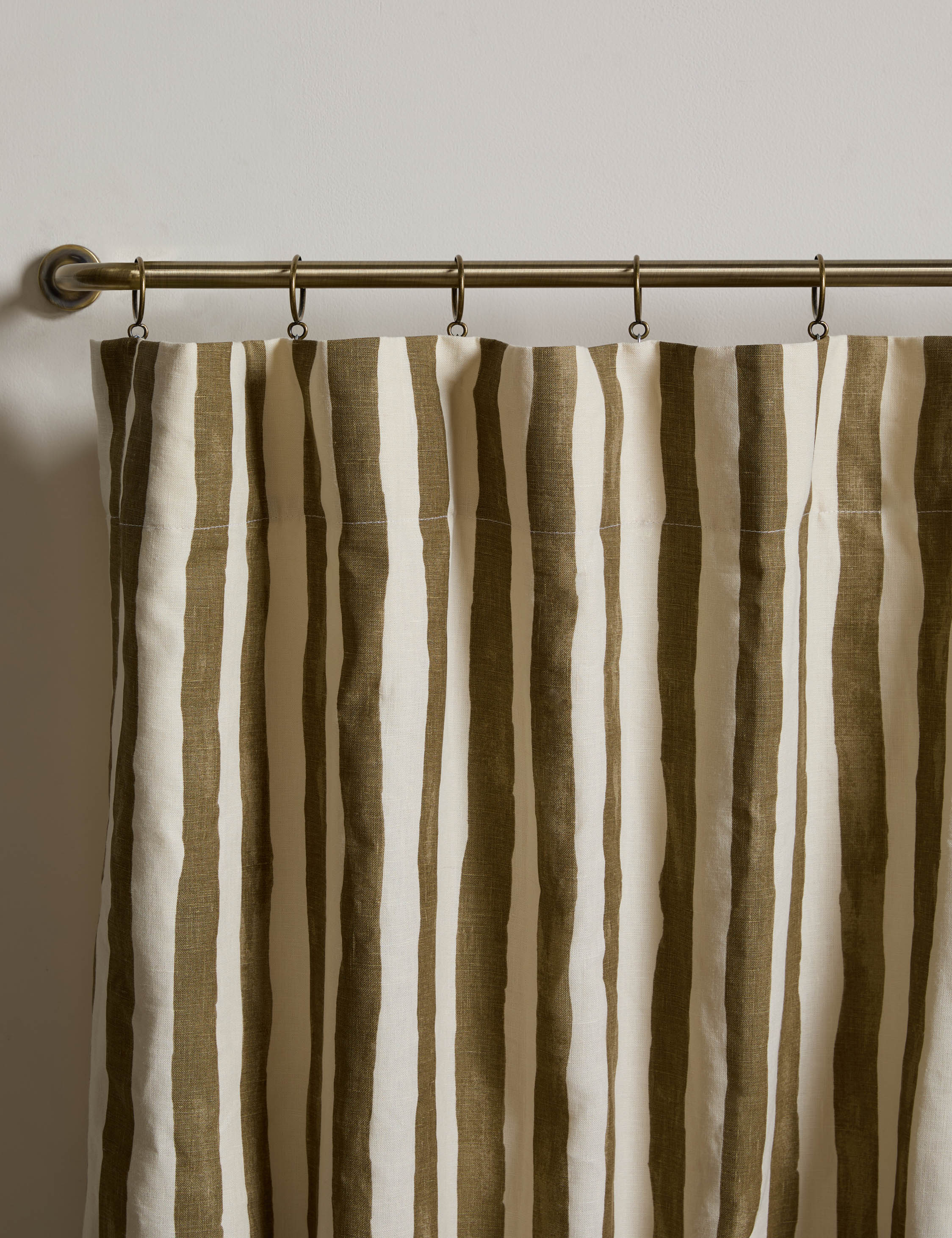 Painterly Stripe Linen Curtain Panel by Sarah Sherman Samuel - Image 13