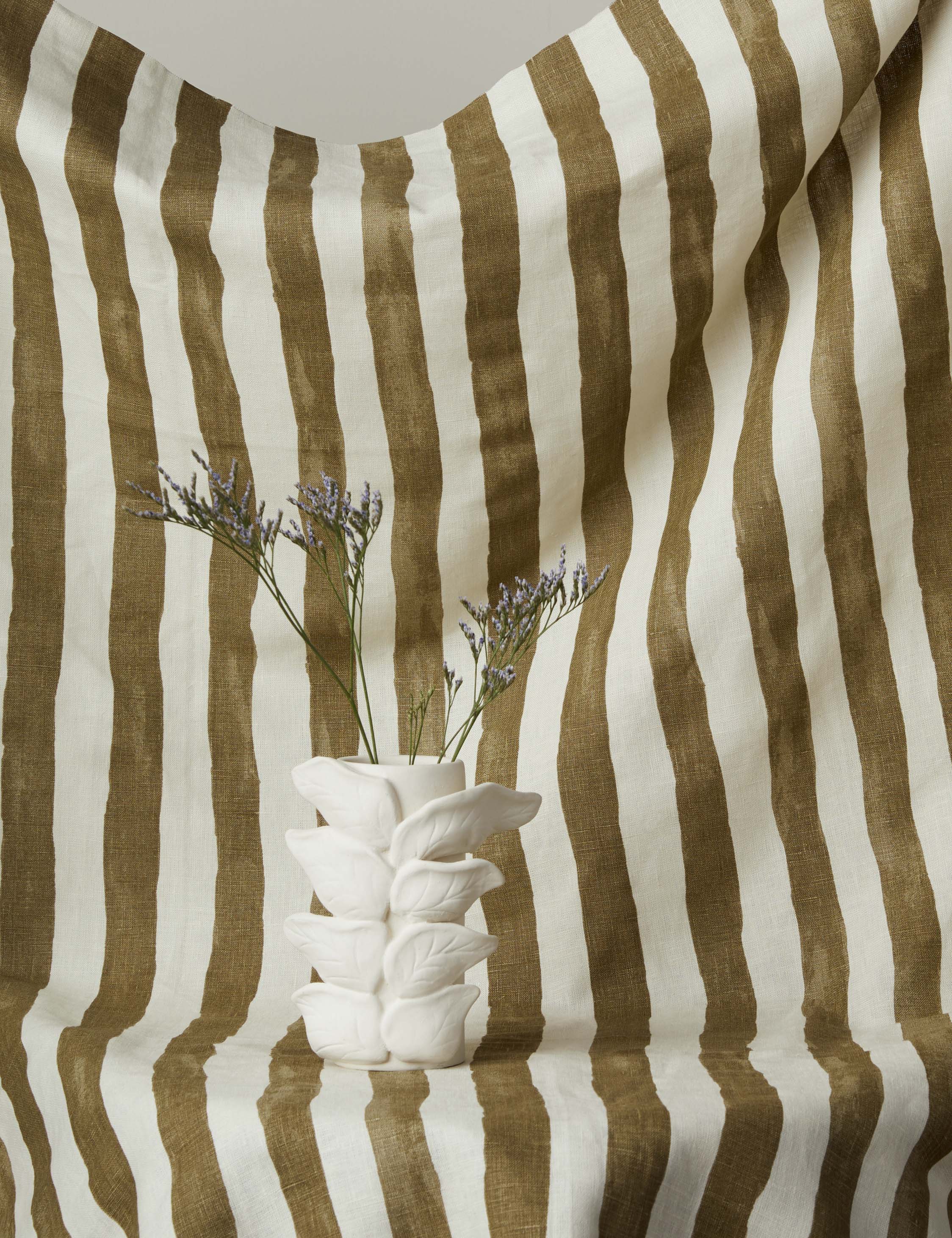 Painterly Stripe Linen Fabric by Sarah Sherman Samuel - Image 14