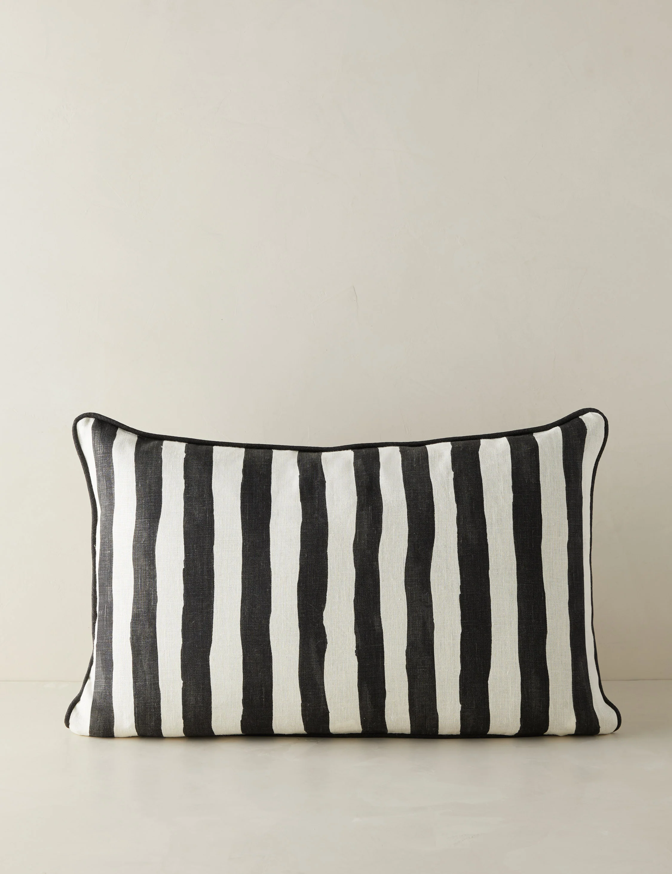 Painterly Stripe Linen Pillow by Sarah Sherman Samuel - Image 9