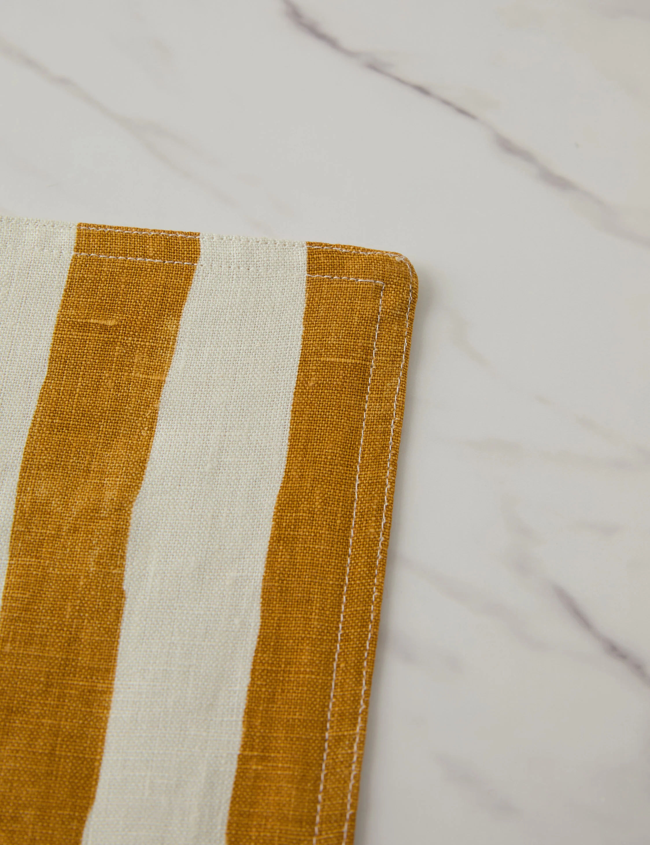 Painterly Stripe Linen Placemats (Set of 4) by Sarah Sherman Samuel - Image 3