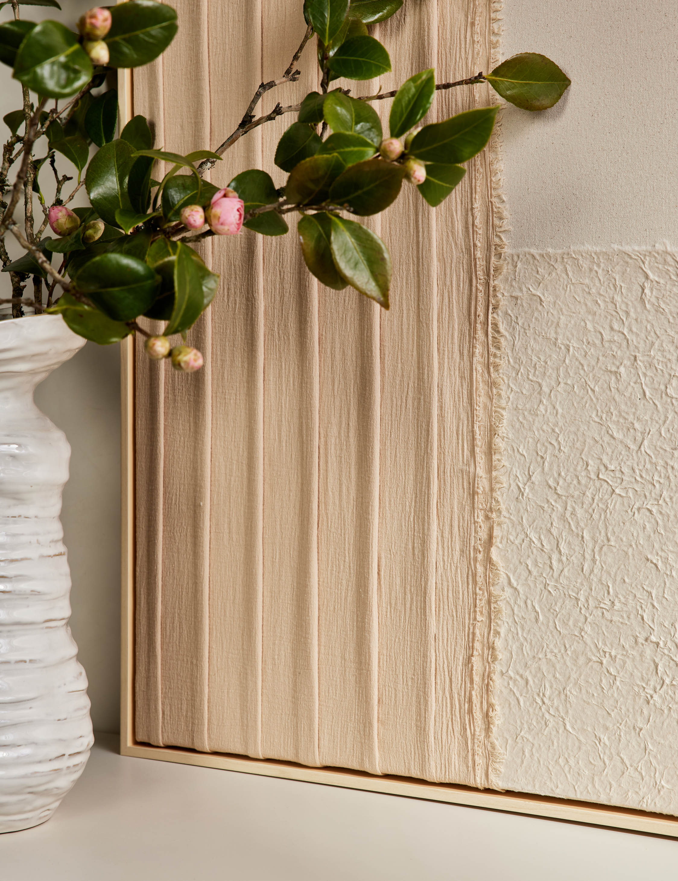 Patchwork Blush Wall Art by Visual Contrast - Image 4