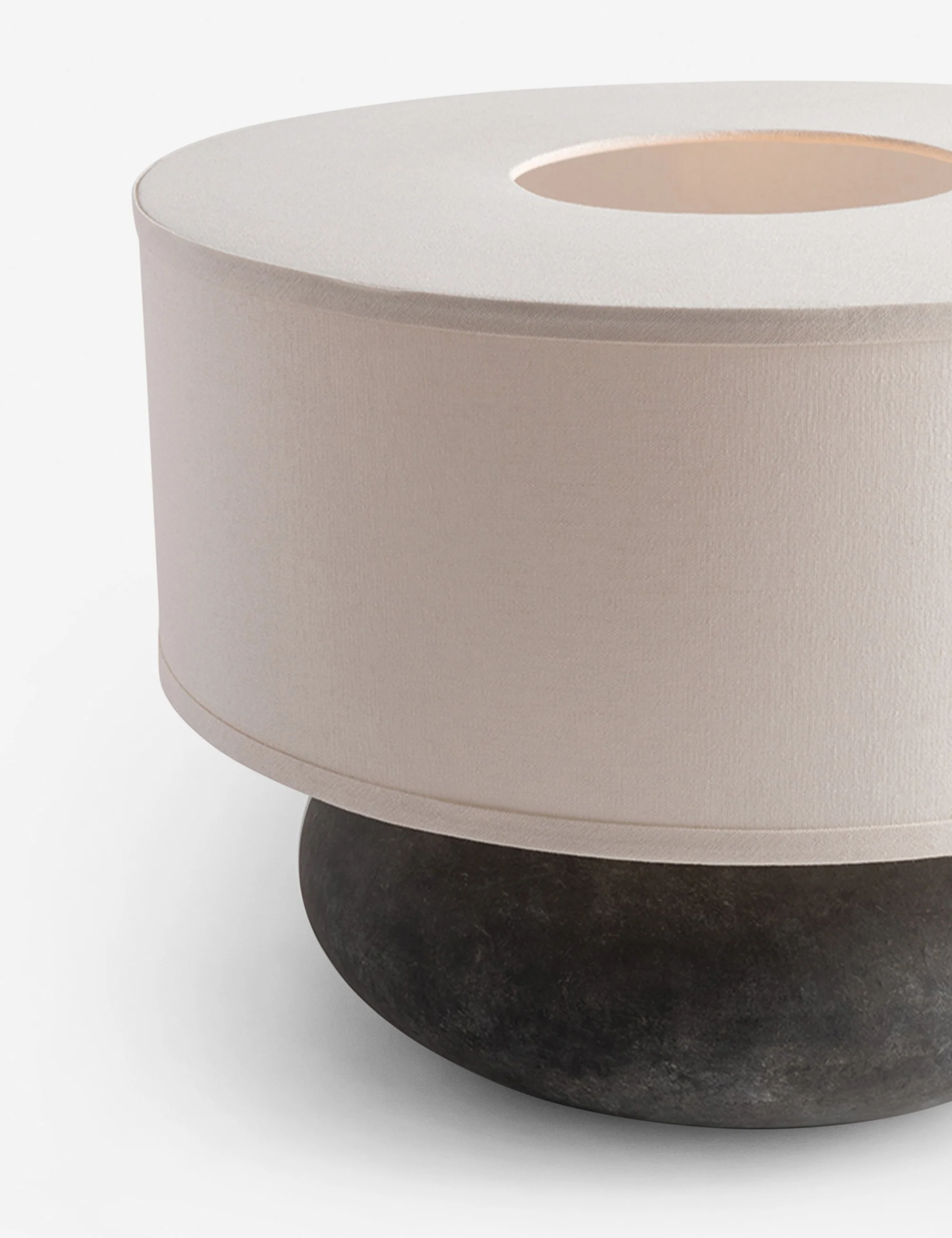 Payal Wide Table Lamp, Alabastrino - Image 3