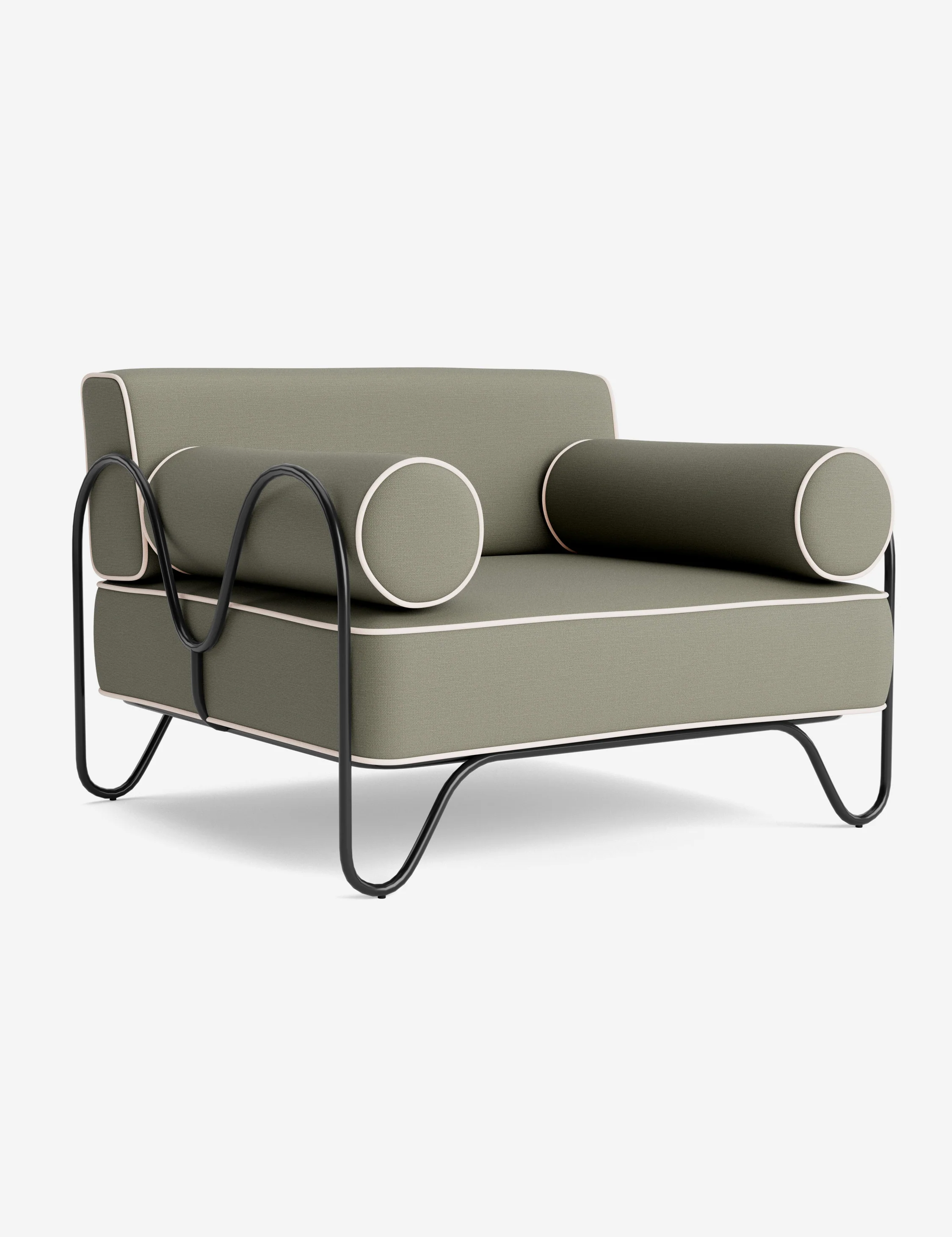 Peggy Outdoor Accent Chair Cushion by Sarah Sherman Samuel - Image 41