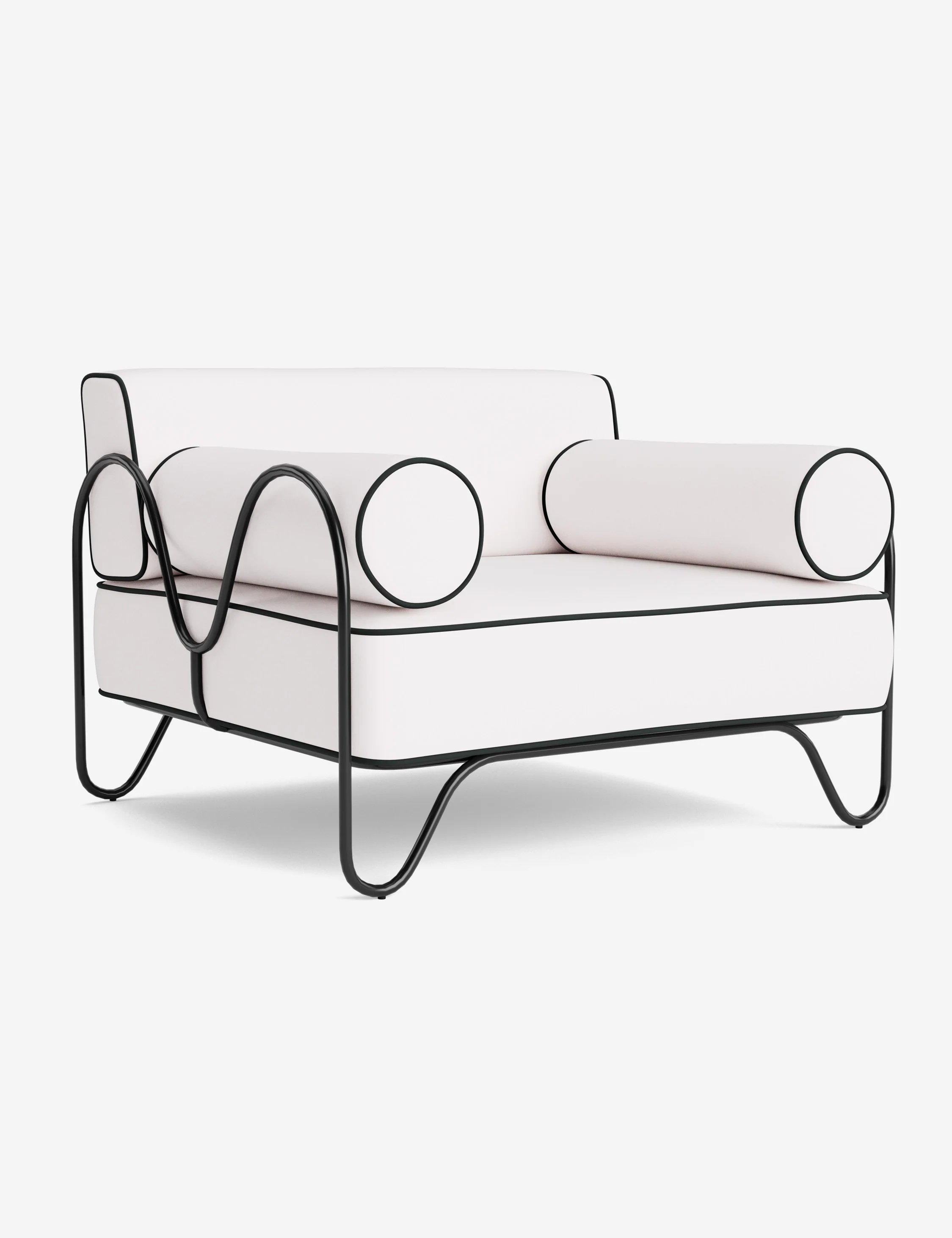 Peggy Outdoor Accent Chair Cushion by Sarah Sherman Samuel - Image 61