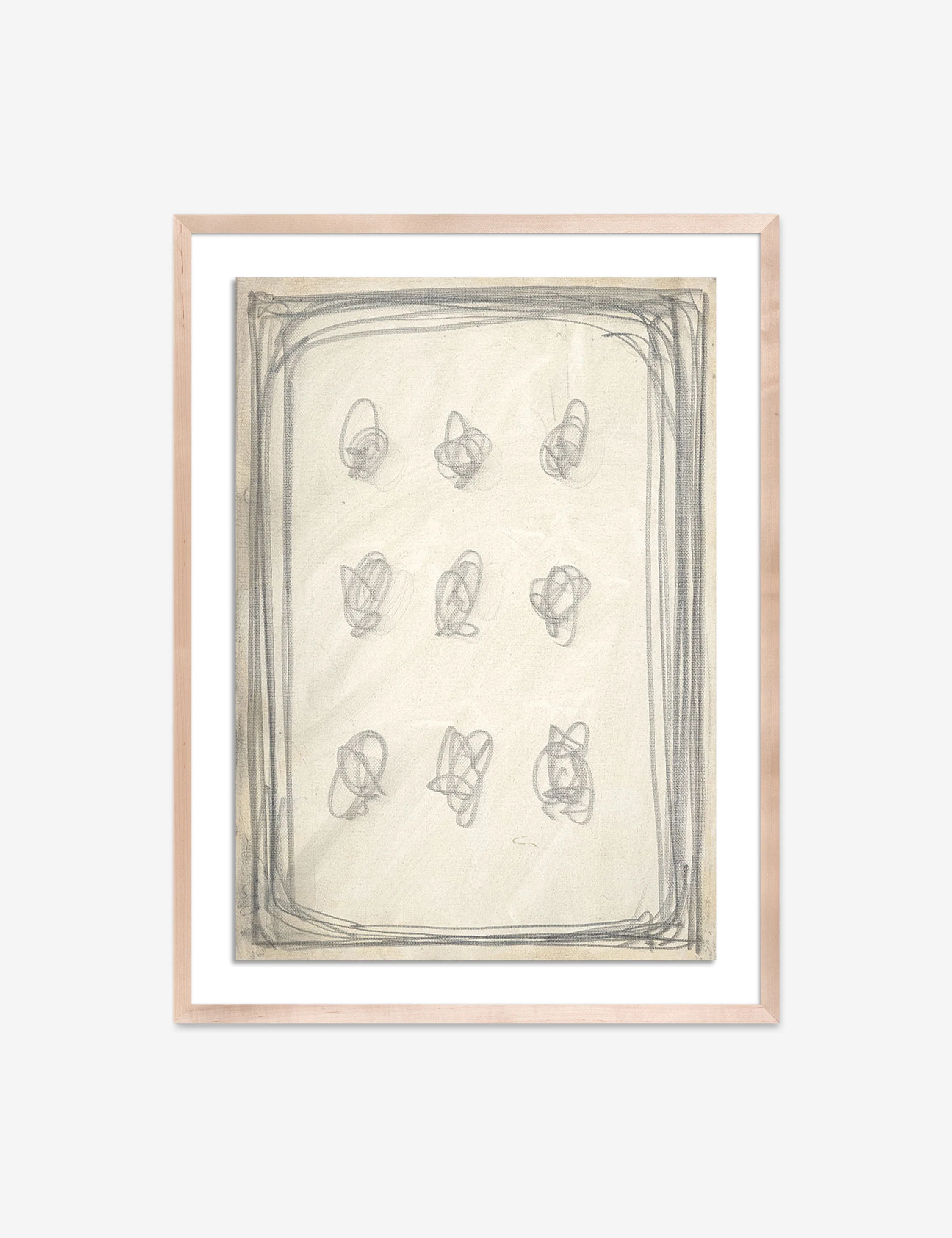 Penciled Grid Wall Art by Amy Berlin