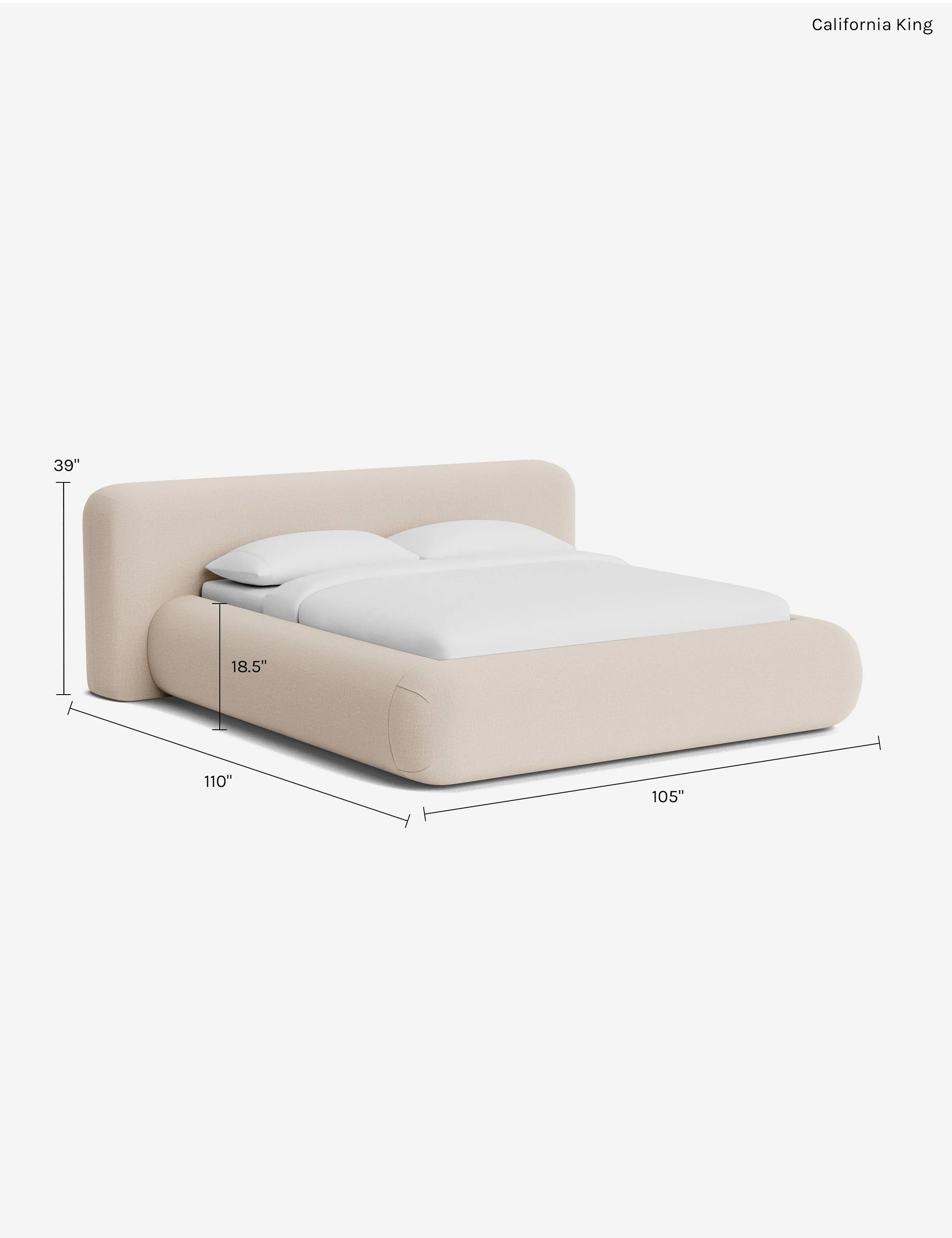 Penley Rounded Platform Bed - Image 226