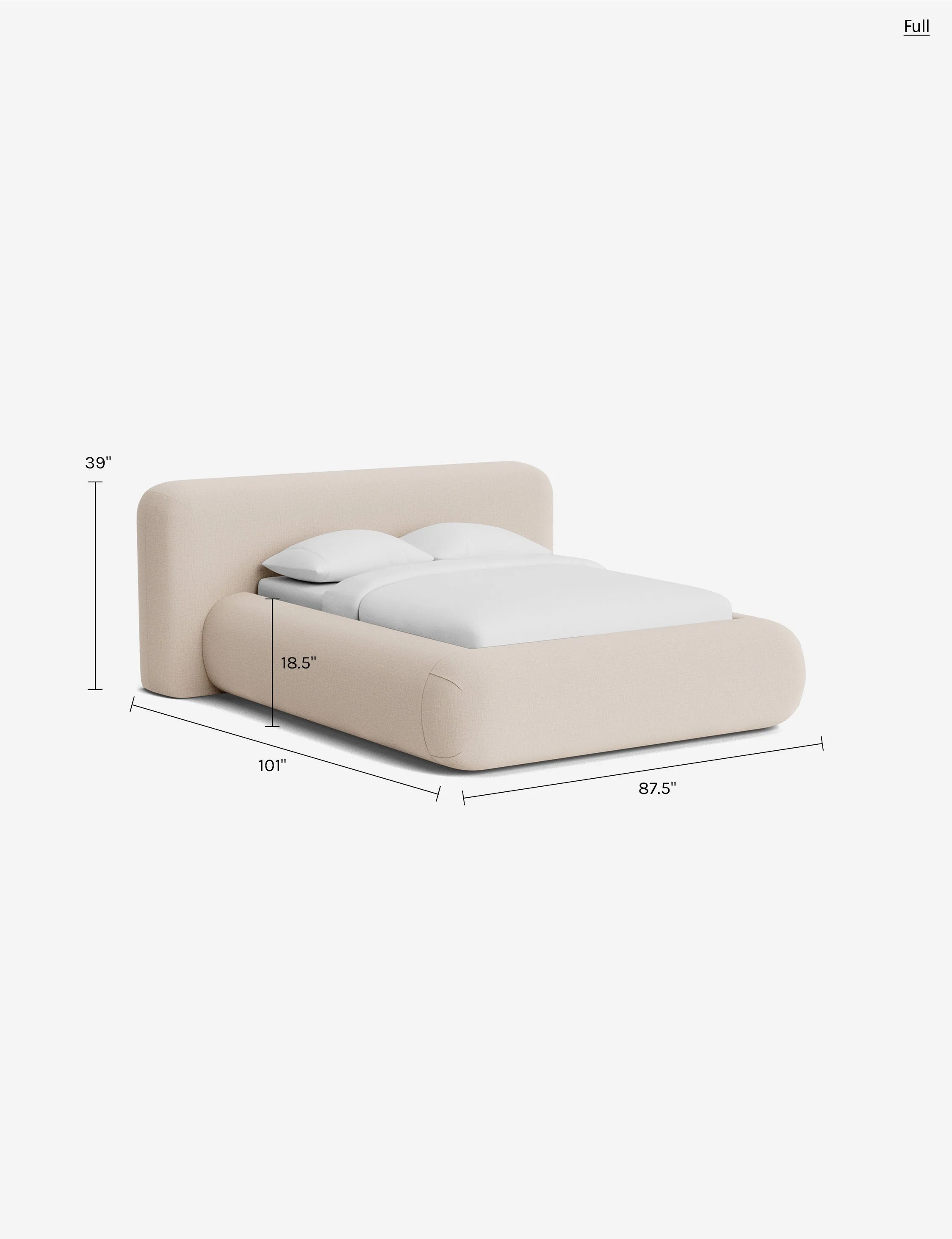 Penley Rounded Platform Bed - Image 229