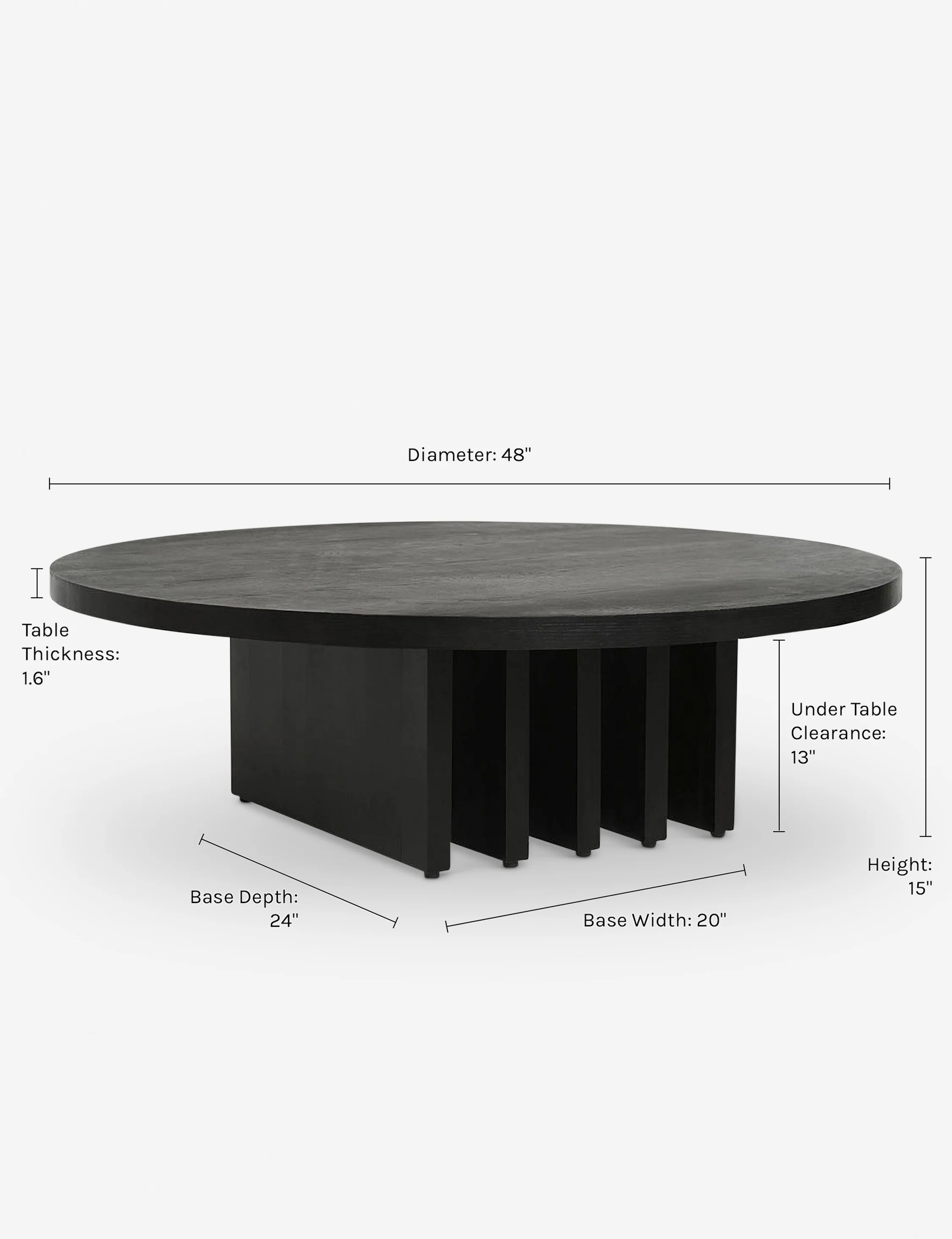 Pentwater Round Coffee Table by Sarah Sherman Samuel - Image 8