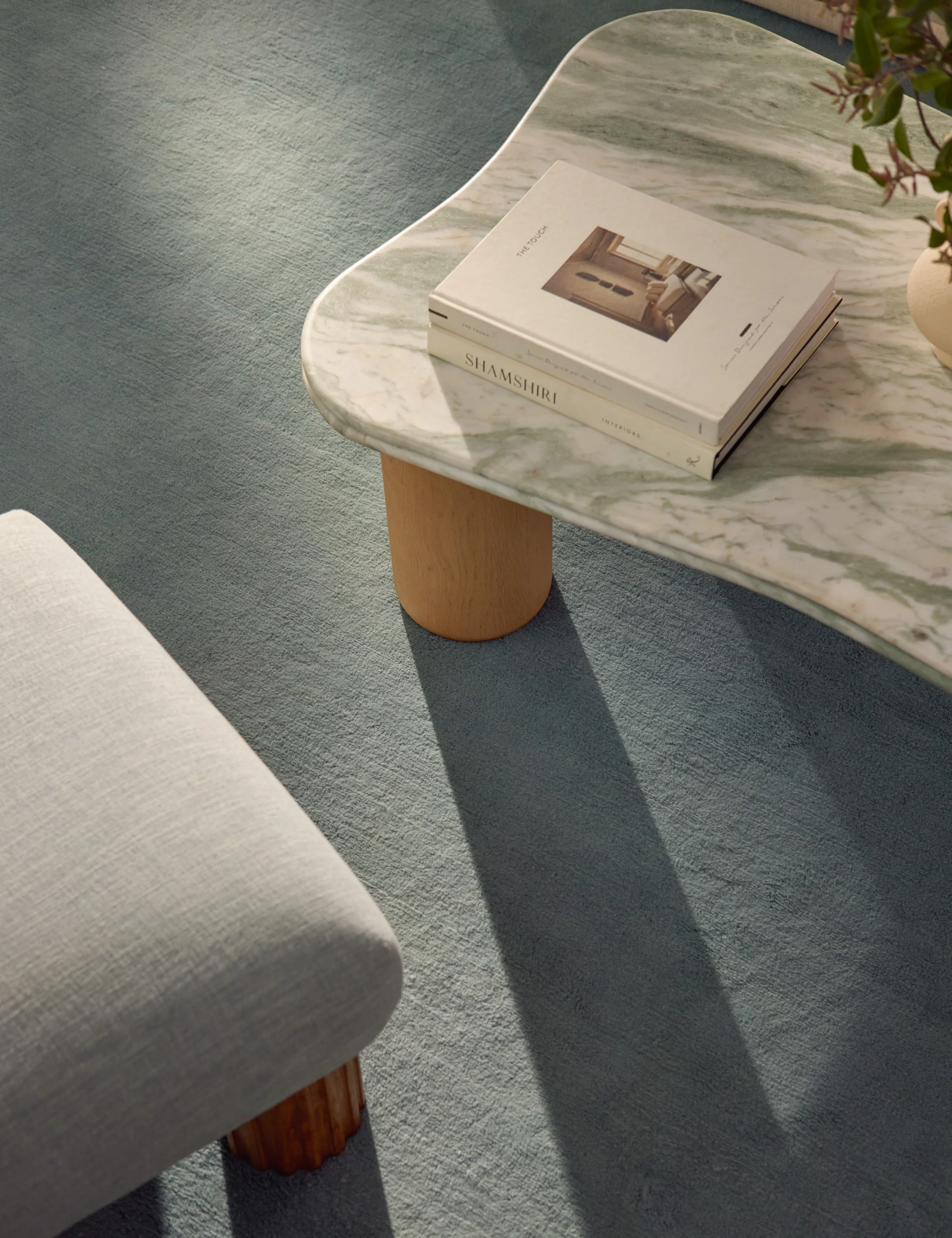 Perenne Hand-Loomed Wool Rug Swatch, Ocean - Image 4