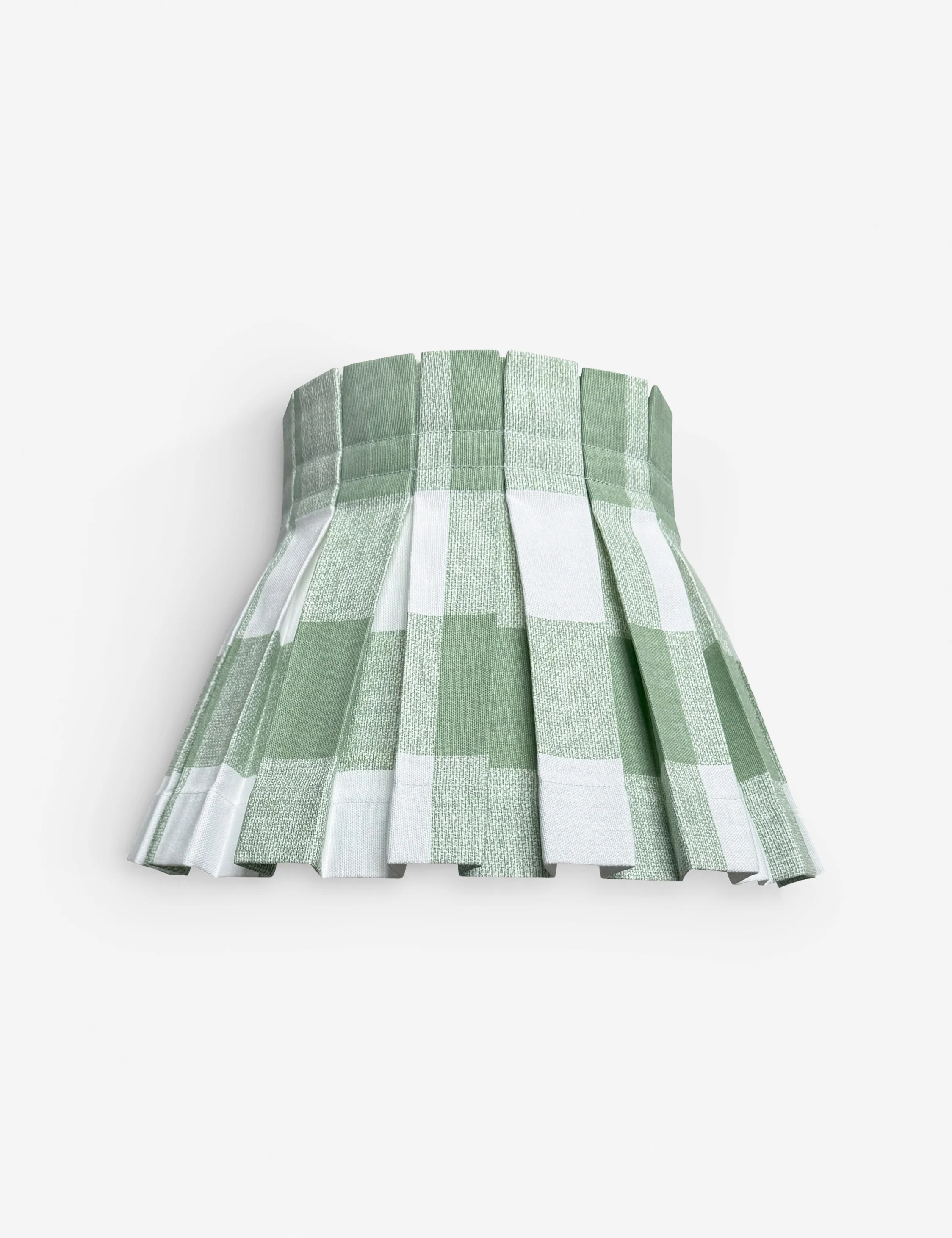Plaid Classic Box Pleat Lampshade by Cielle Home
