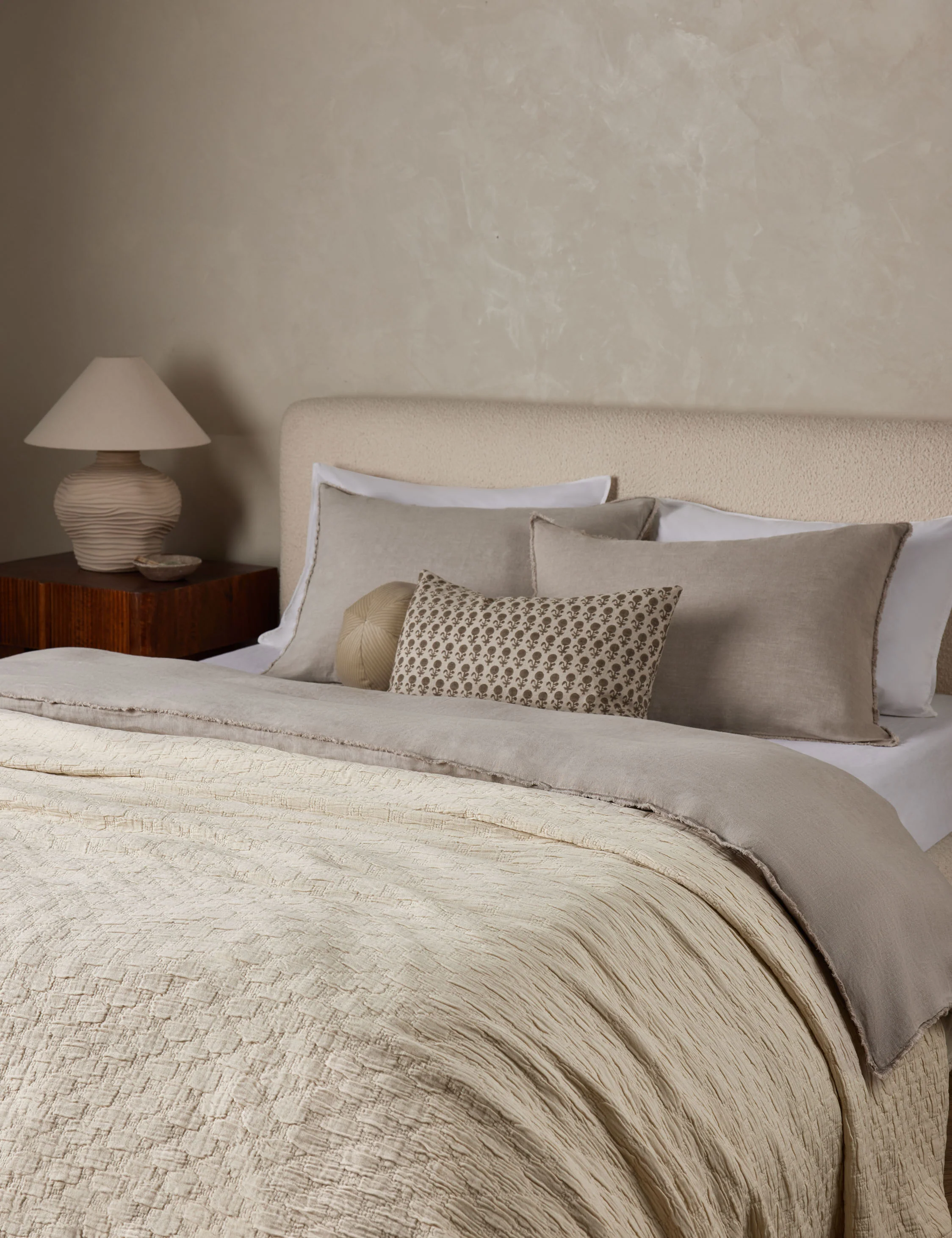 Ojai Cotton Matelassé Coverlet by Pom Pom at Home - Image 12