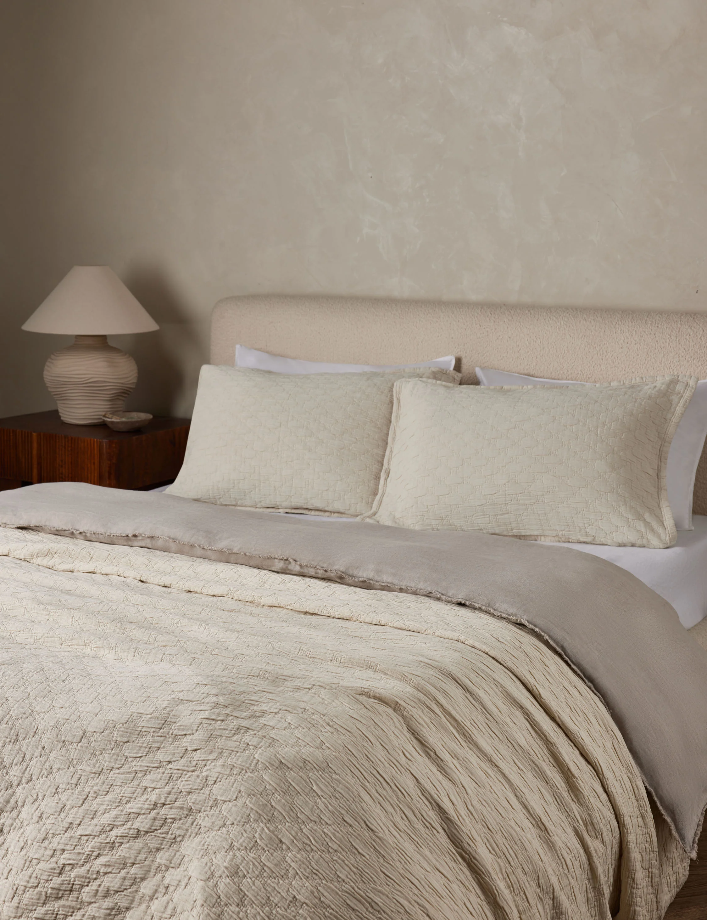 Ojai Cotton Matelassé Coverlet by Pom Pom at Home - Image 9