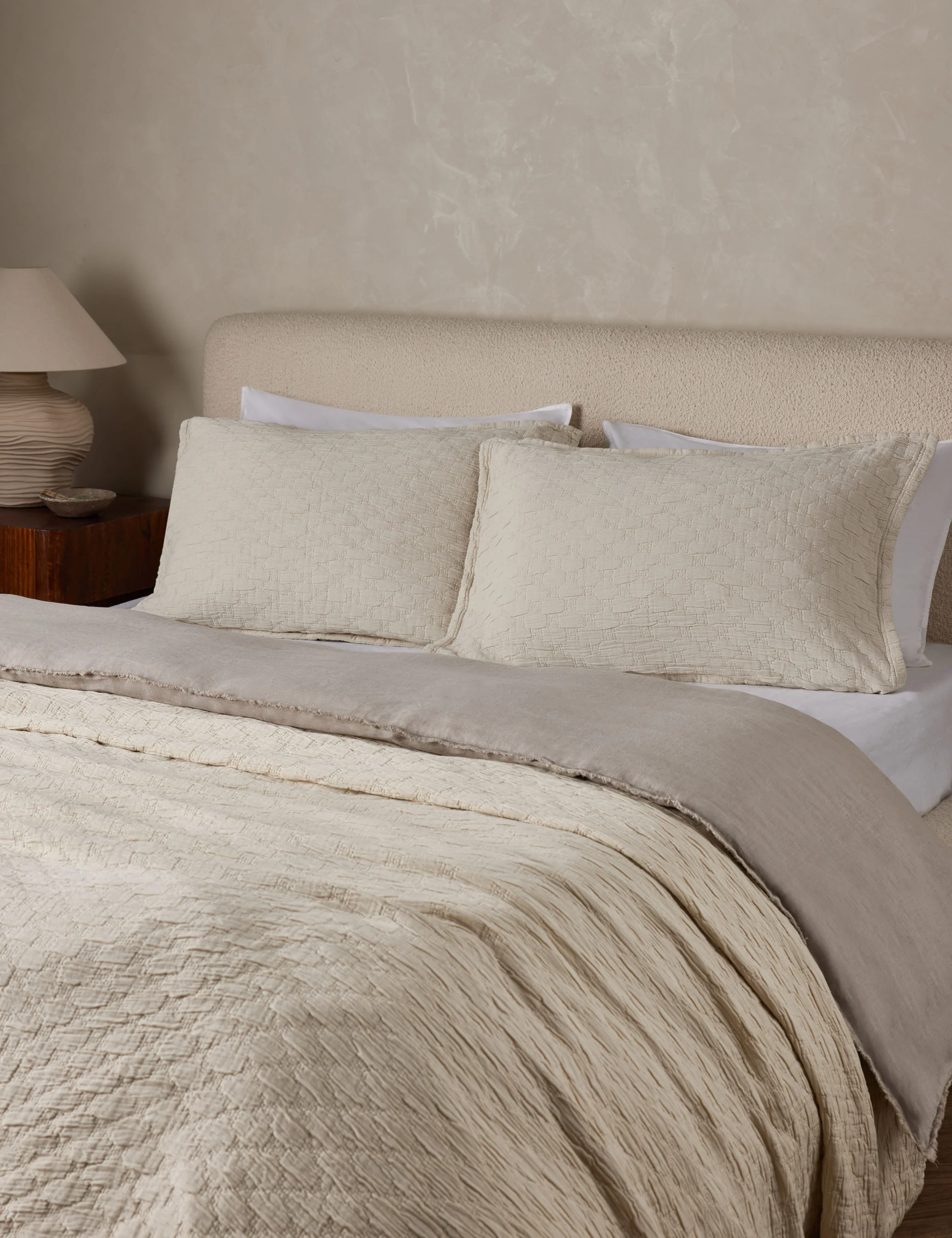 Ojai Cotton Matelassé Sham by Pom Pom at Home - Image 11