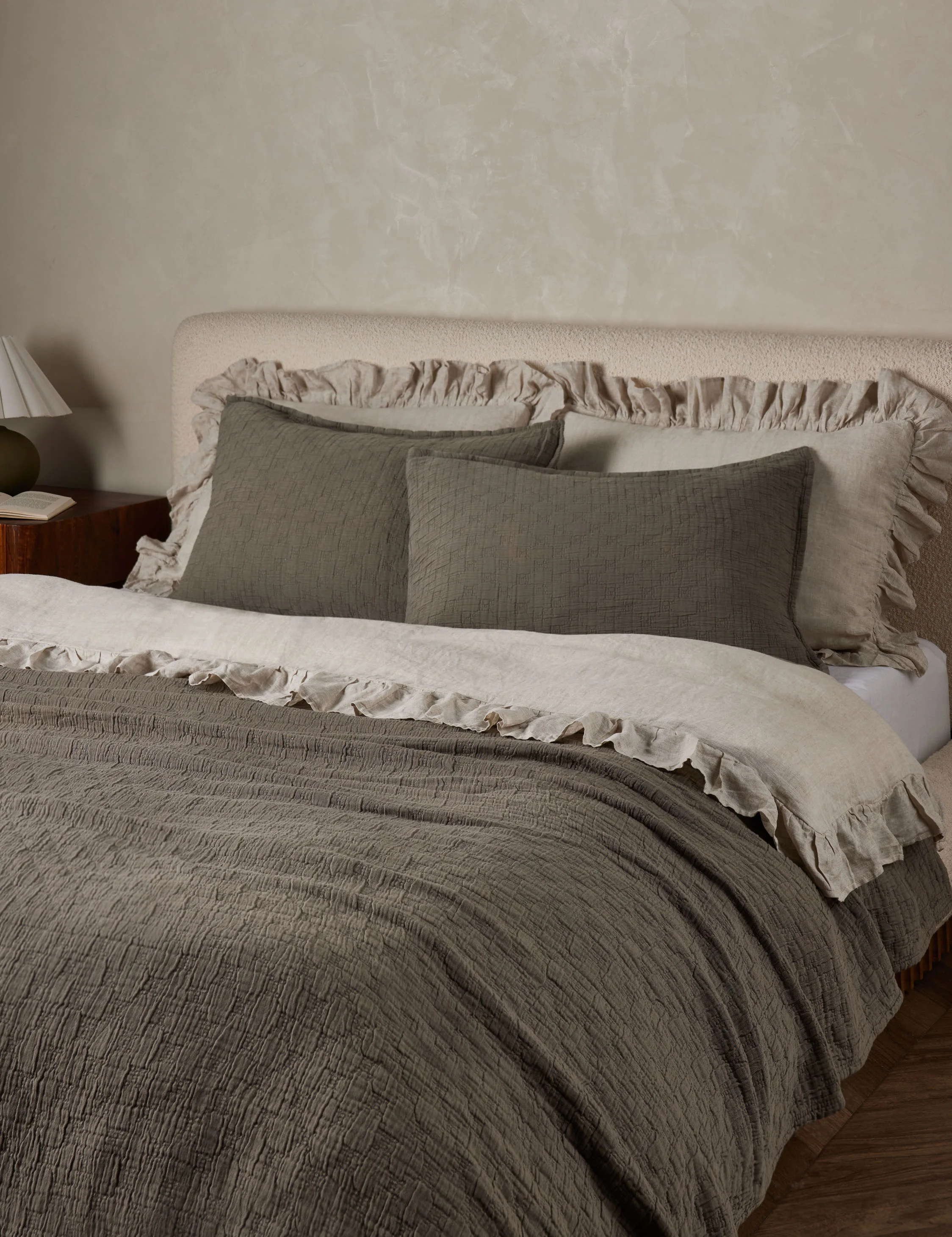 Ojai Cotton Matelassé Sham by Pom Pom at Home - Image 7
