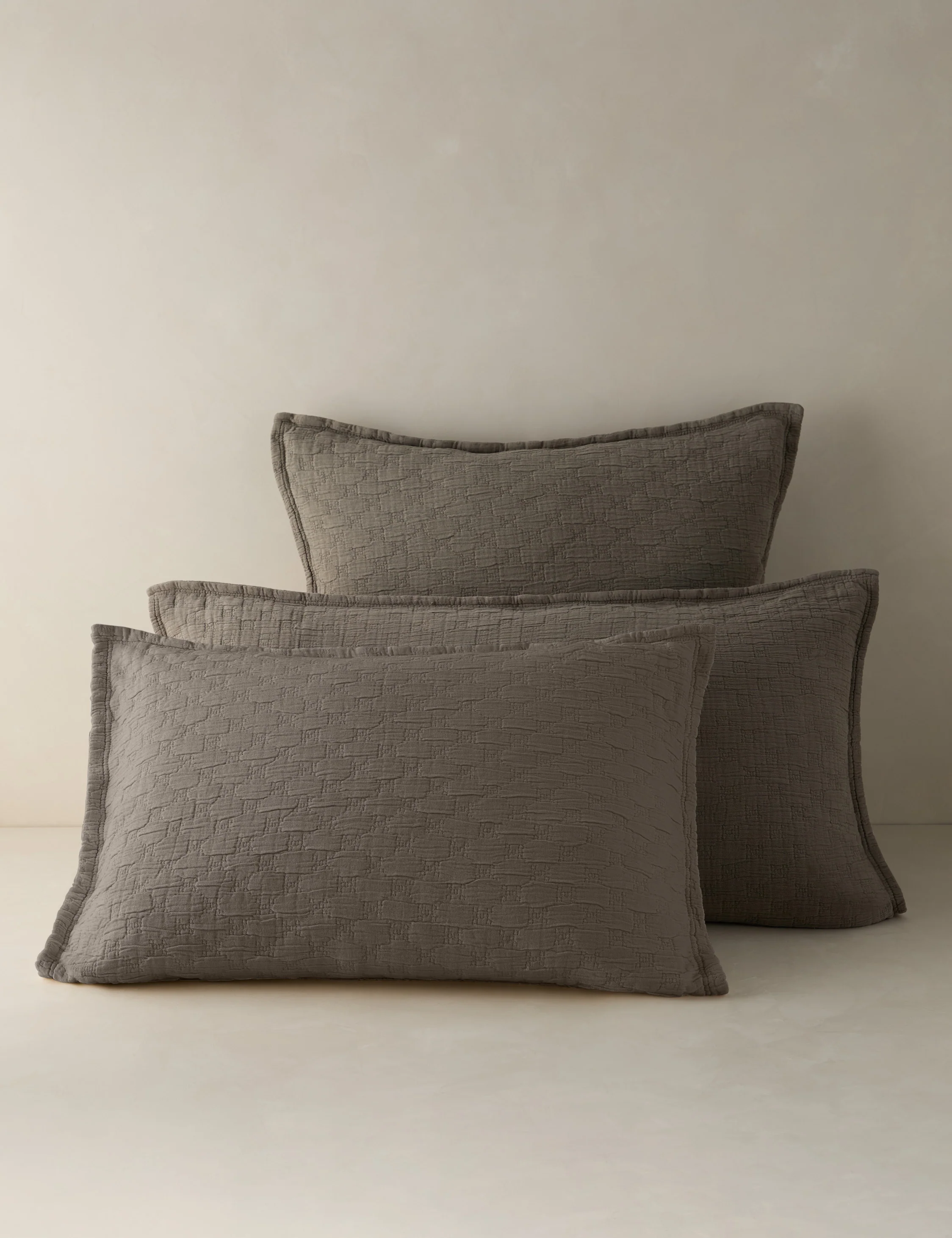 Ojai Cotton Matelassé Sham by Pom Pom at Home - Image 9