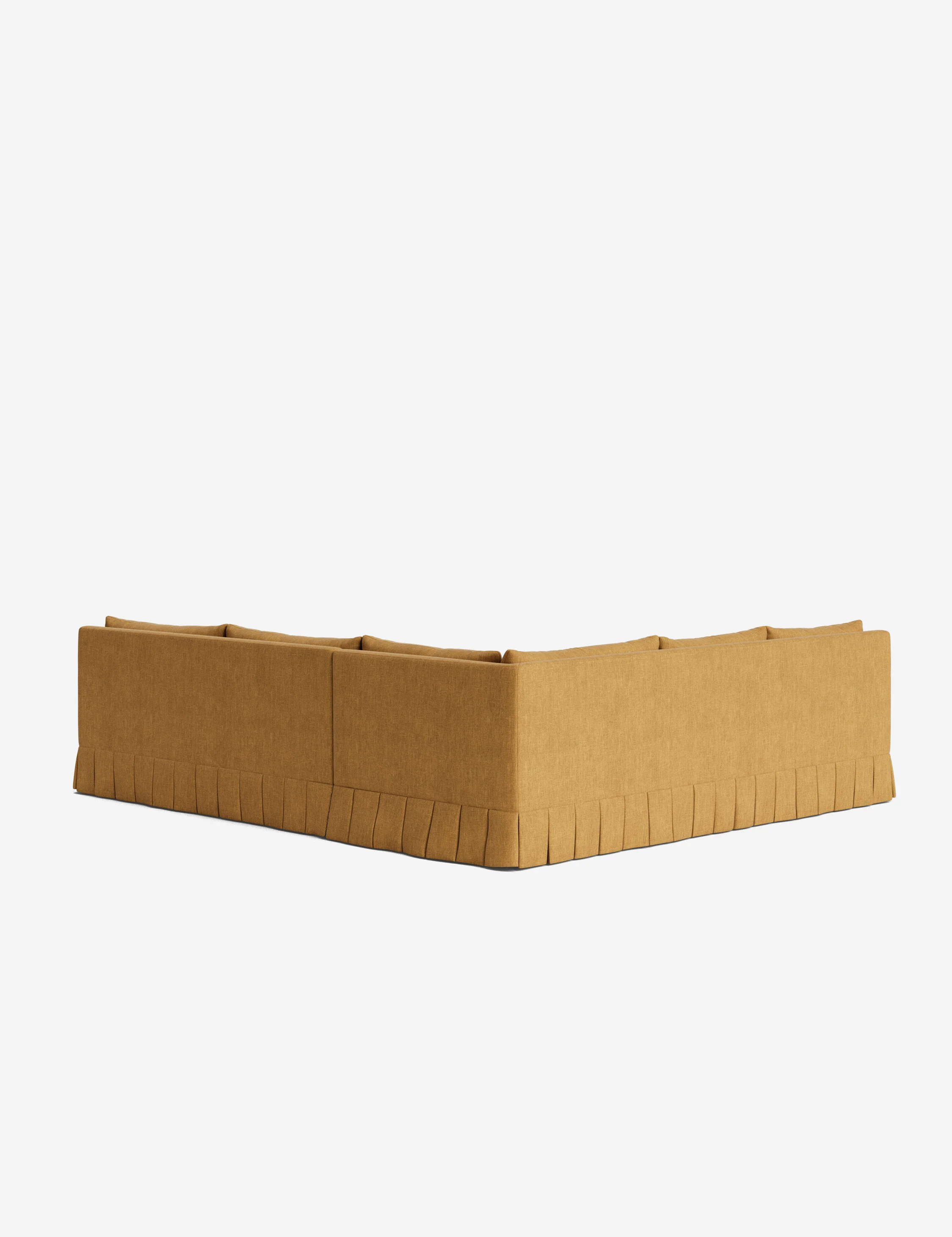 Portola Luxe Depth Pleated Corner Sectional Sofa - Image 101
