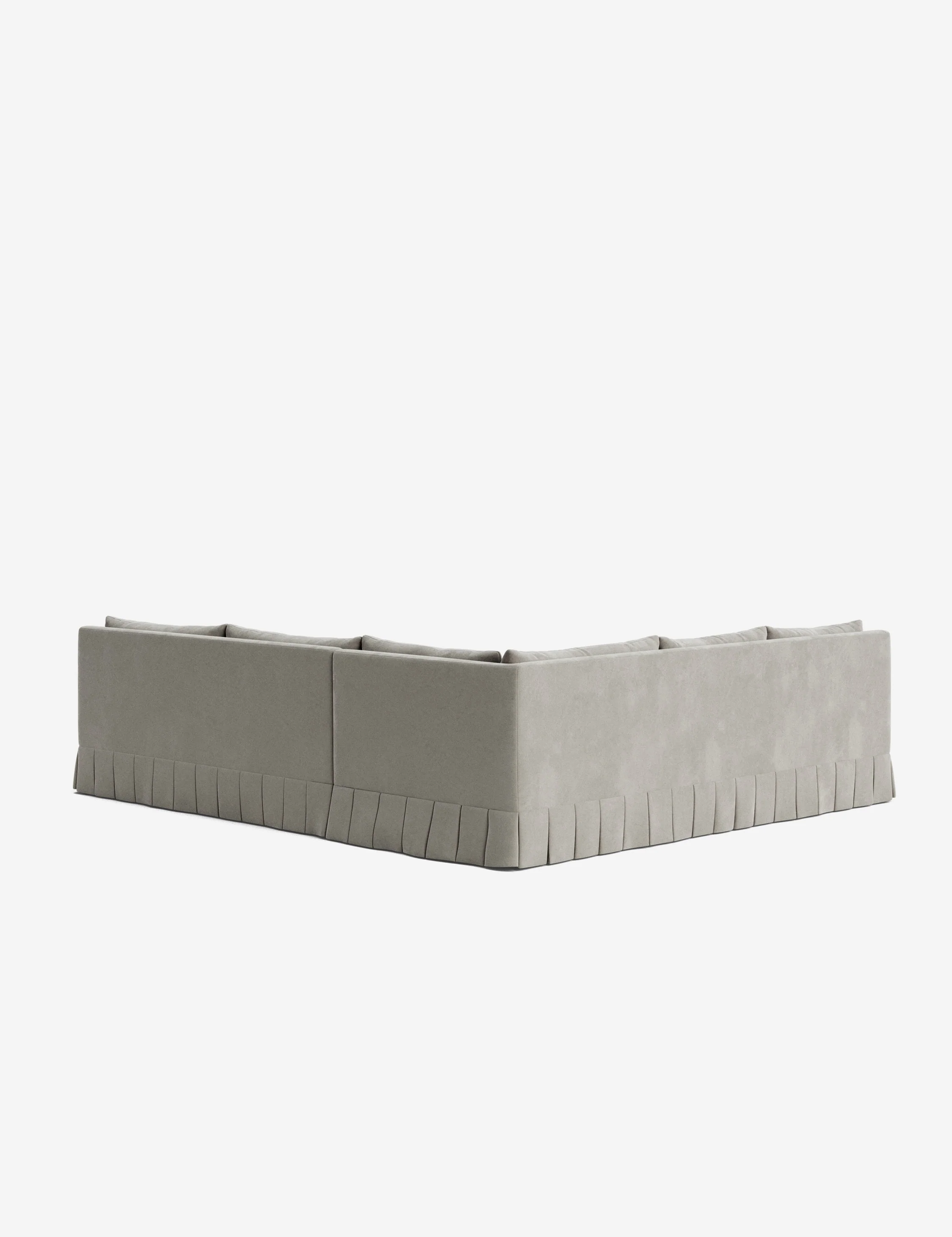 Portola Luxe Depth Pleated Corner Sectional Sofa - Image 77