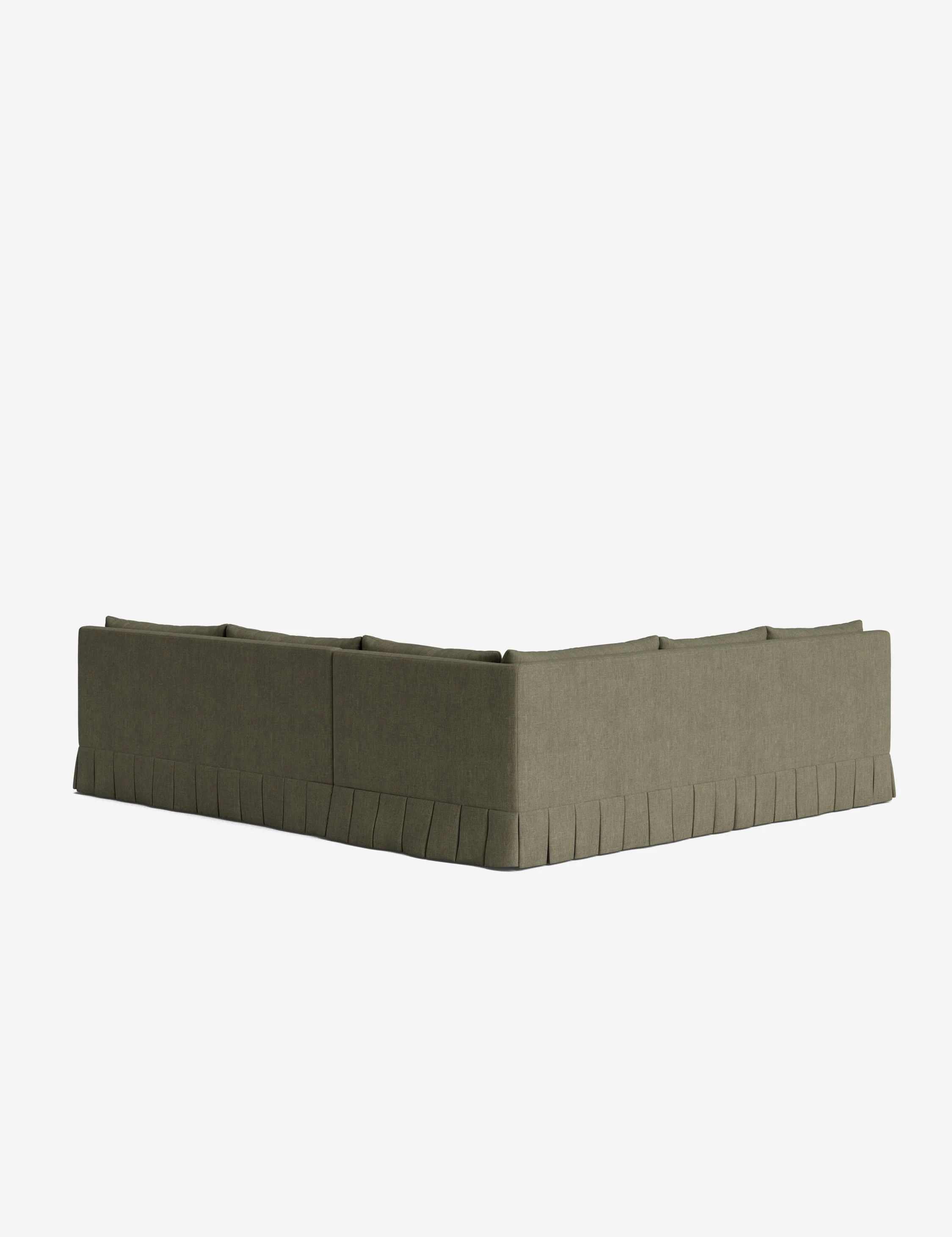 Portola Luxe Depth Pleated Corner Sectional Sofa - Image 91
