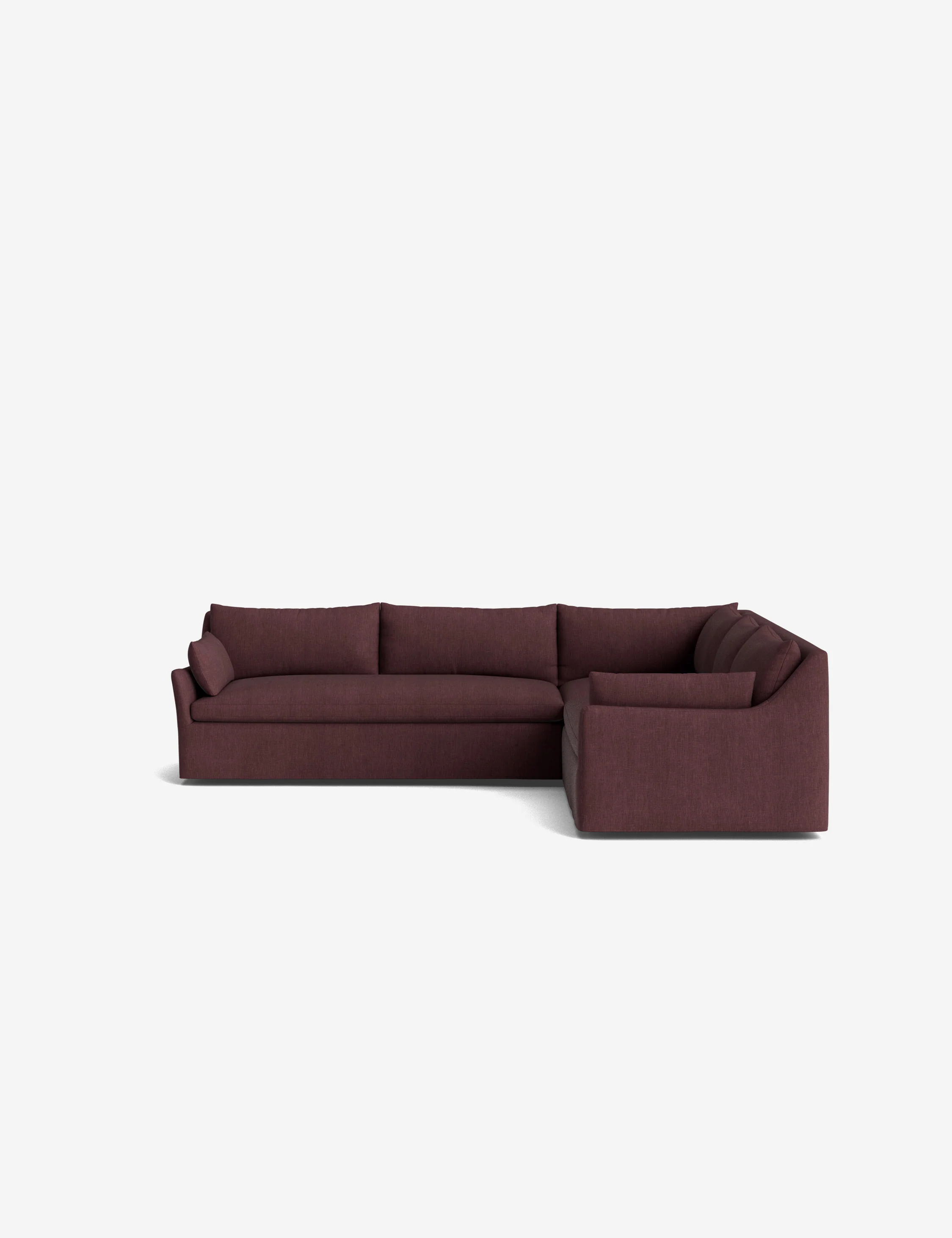 Portola Luxe Depth Slipcover Corner Sectional Sofa - Image 151
