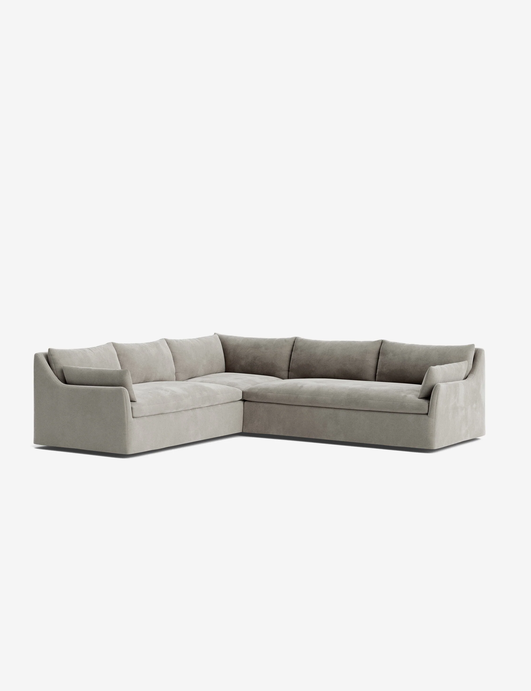 Portola Luxe Depth Slipcover Corner Sectional Sofa - Image 48