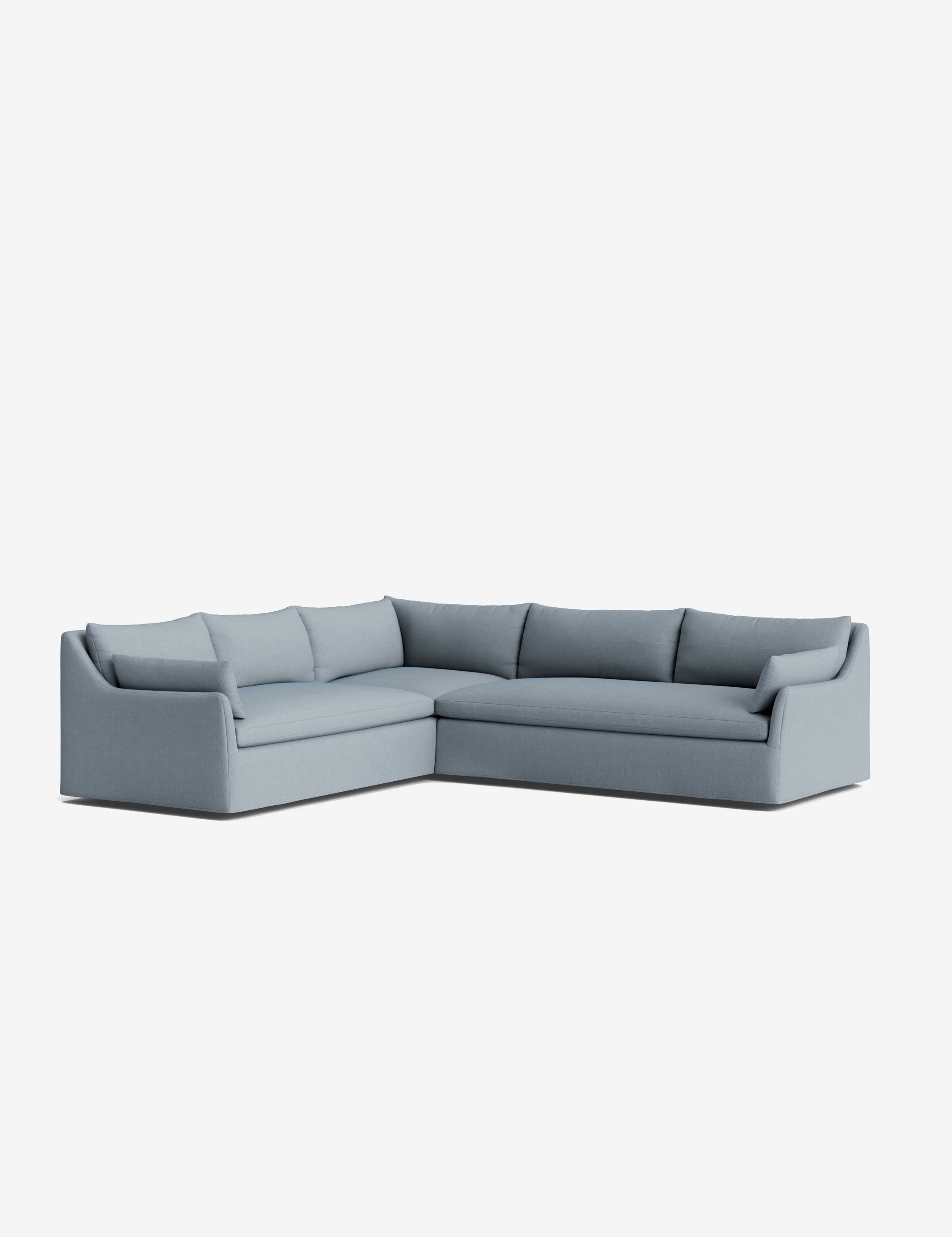 Portola Luxe Depth Slipcover Corner Sectional Sofa - Image 96