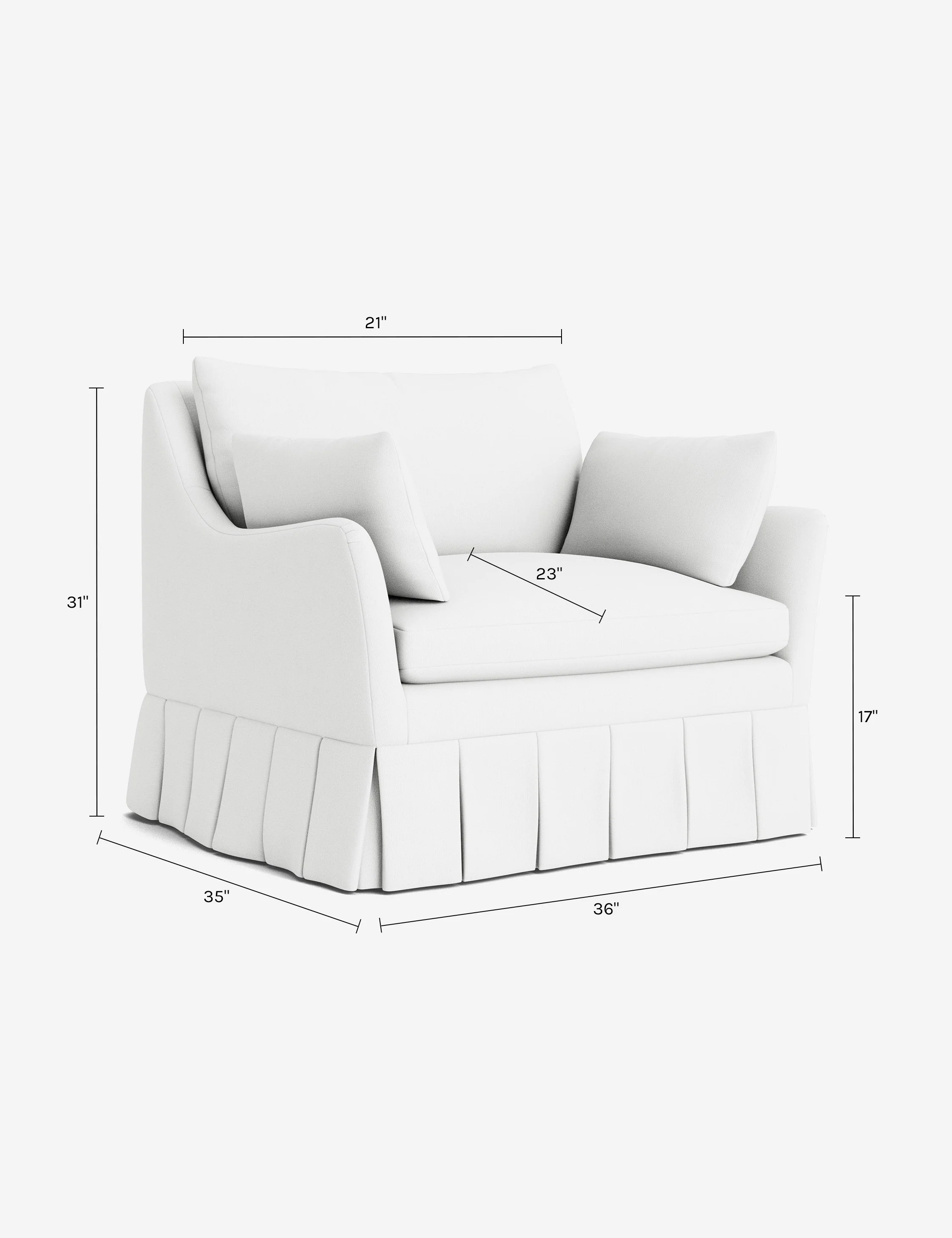 Portola Pleated Accent Chair - Image 210