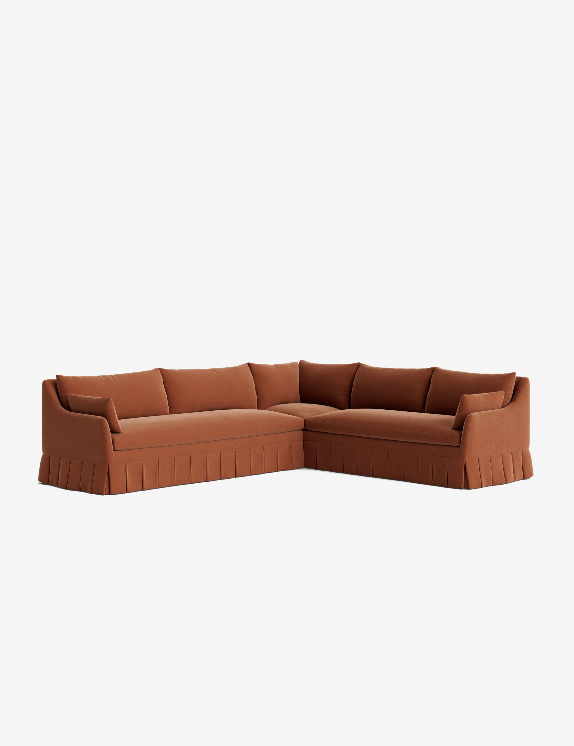 Portola Pleated Sectional Sofa - Image 2