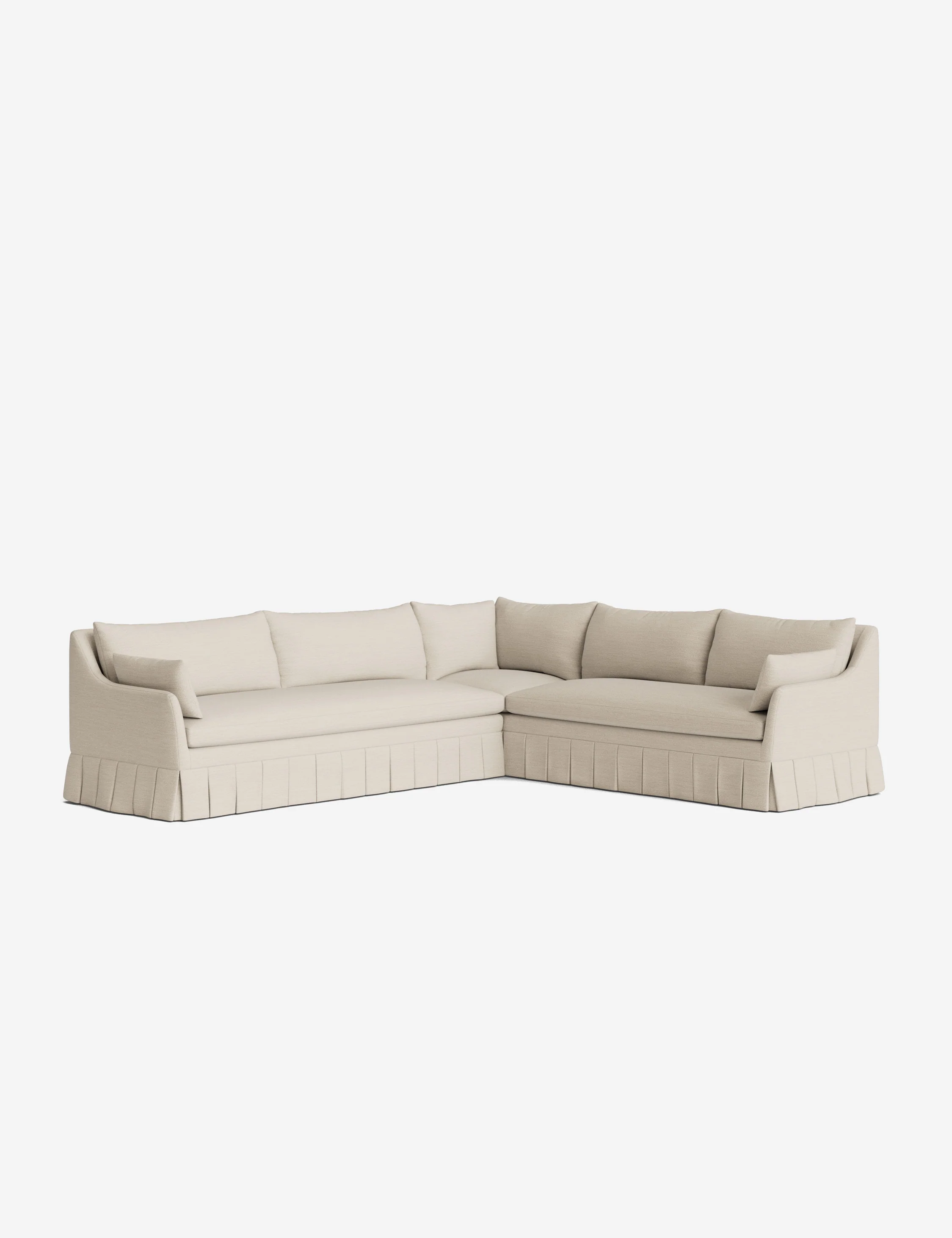 Portola Pleated Sectional Sofa - Image 20