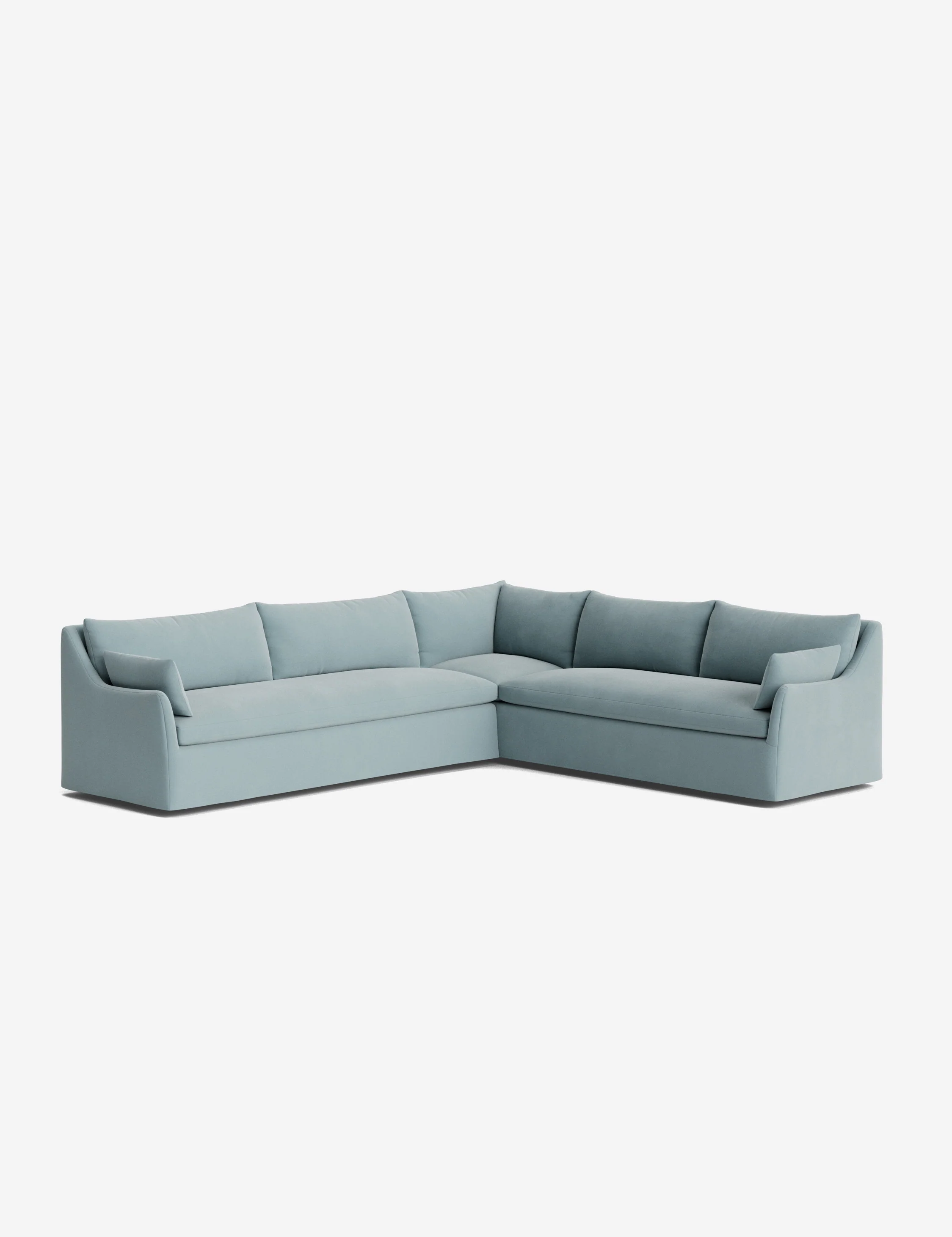 Portola Slipcover Corner Sectional Sofa - Image 12