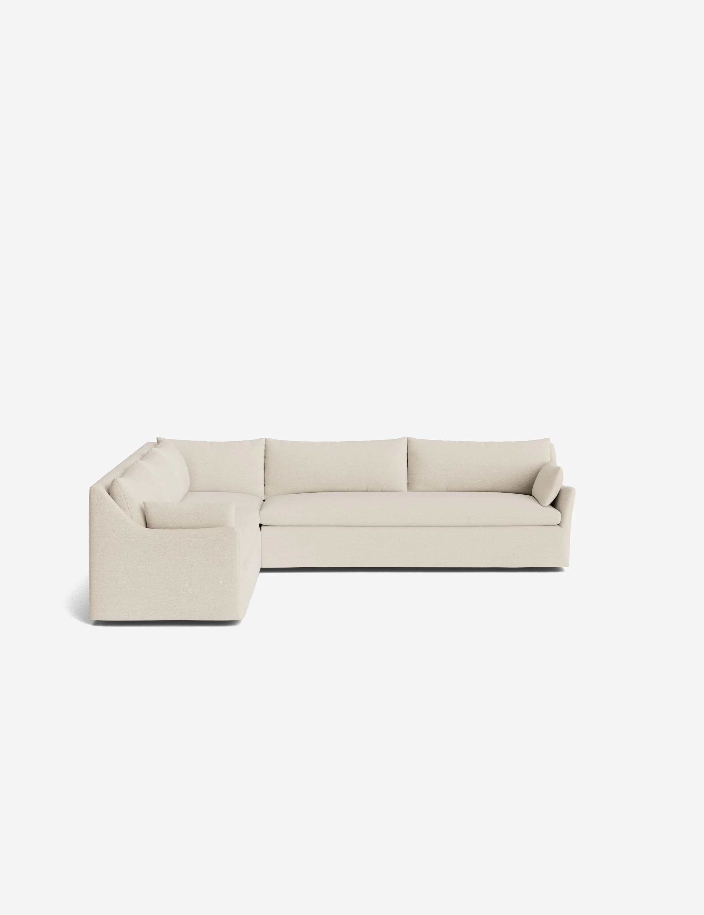 Portola Slipcover Corner Sectional Sofa - Image 63