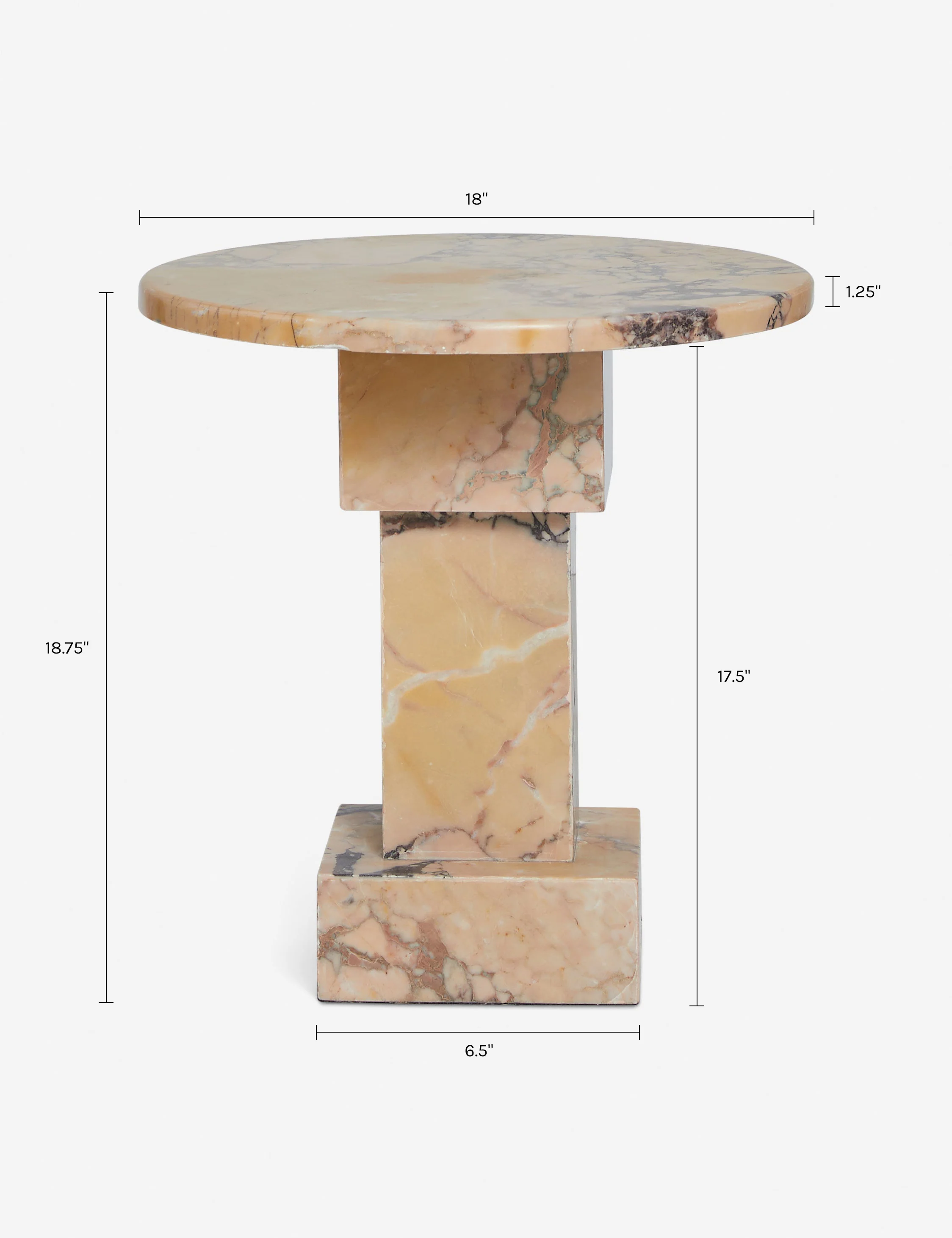 Potts Round Side Table - Image 9