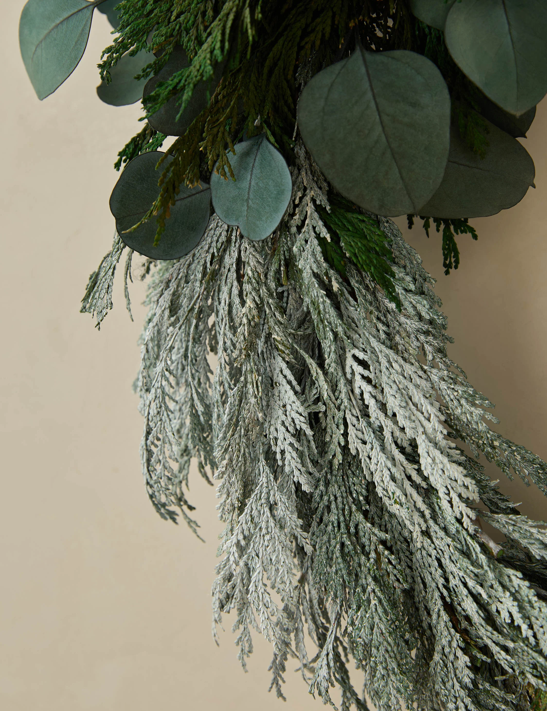Preserved Winter Cedar Wreath - Image 3