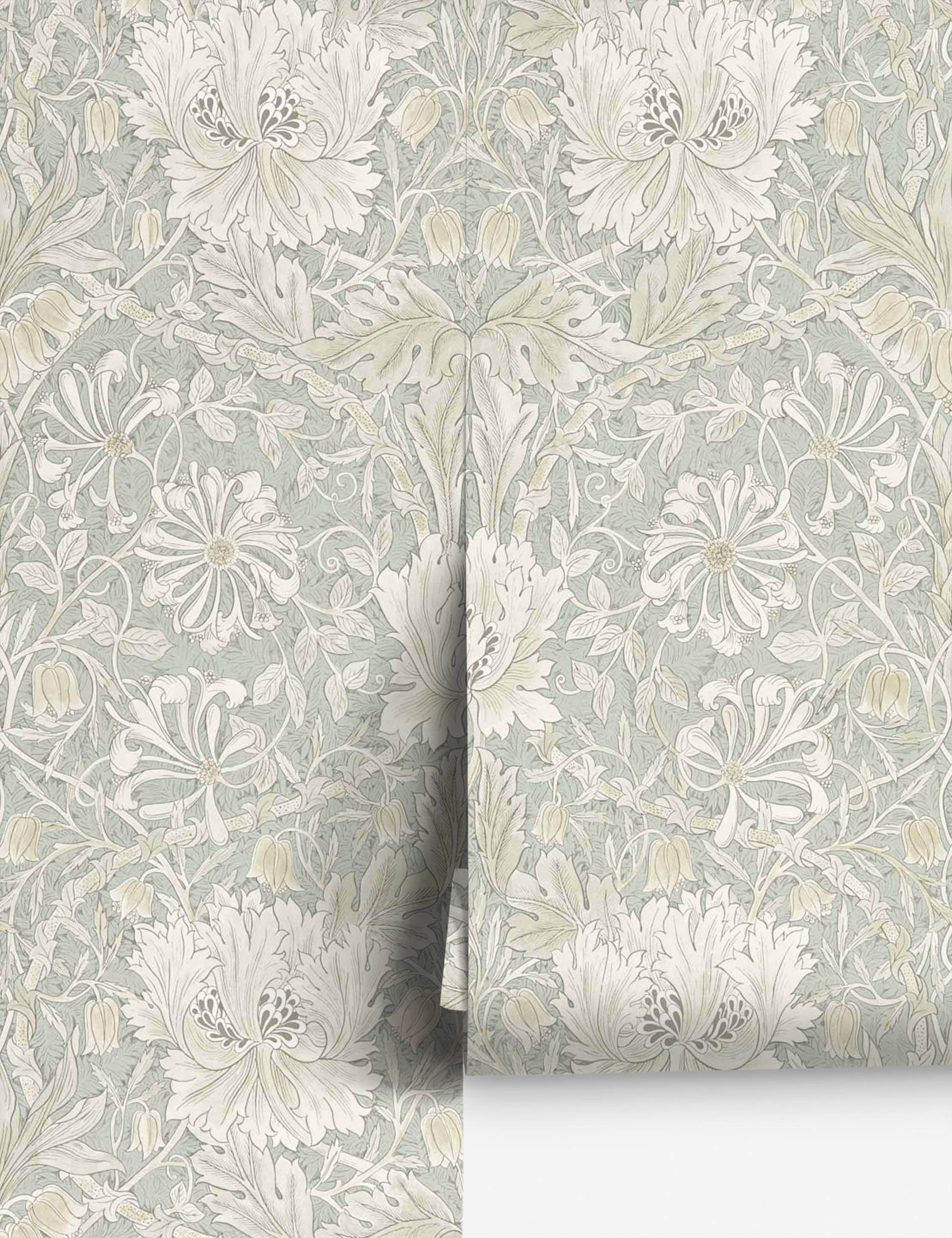 Pure Honeysuckle & Tulip Wallpaper by Morris & Co. - Image 2