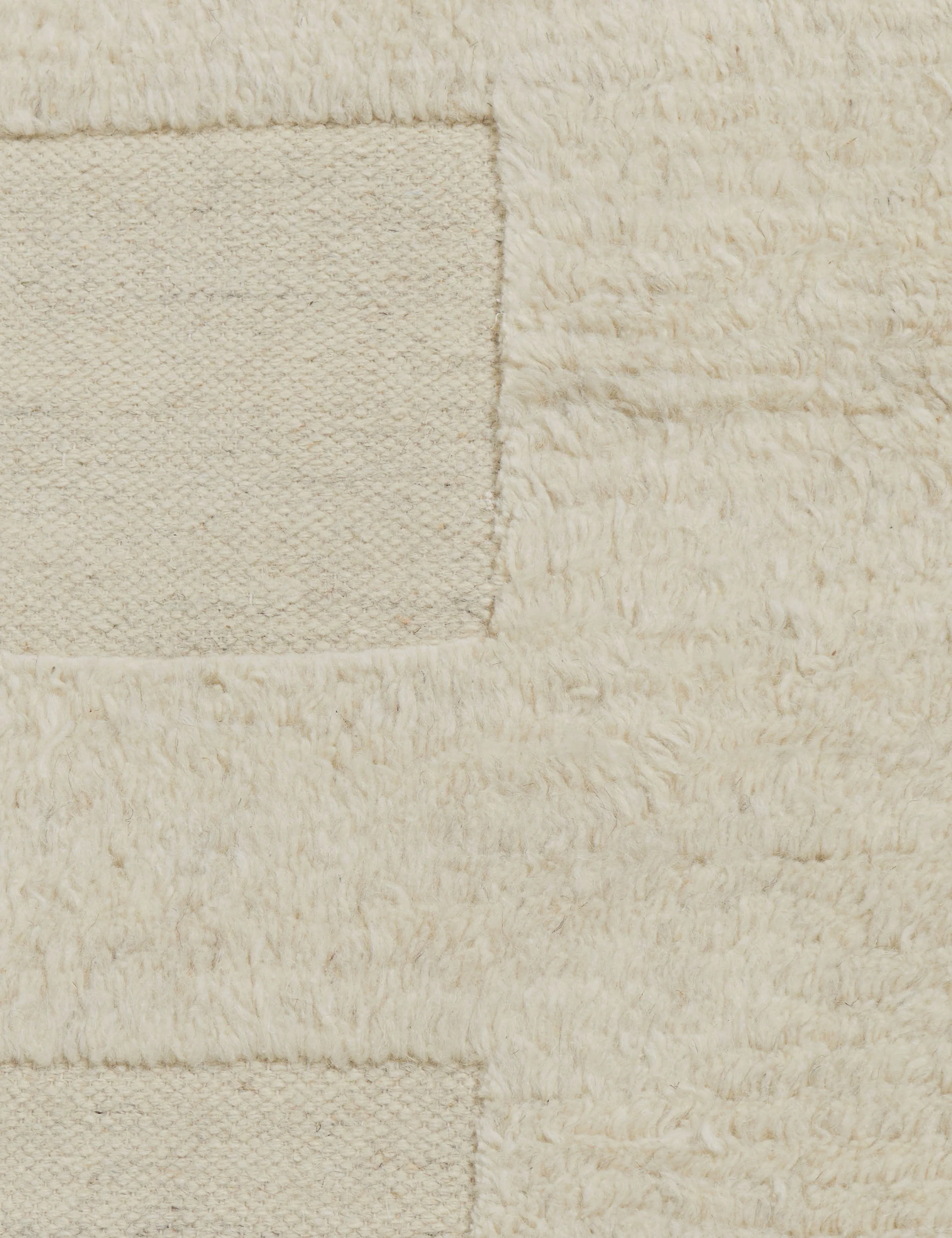 Raita Hand-Knotted Wool Rug Swatch by Sarah Sherman Samuel, Ivory - Image 5