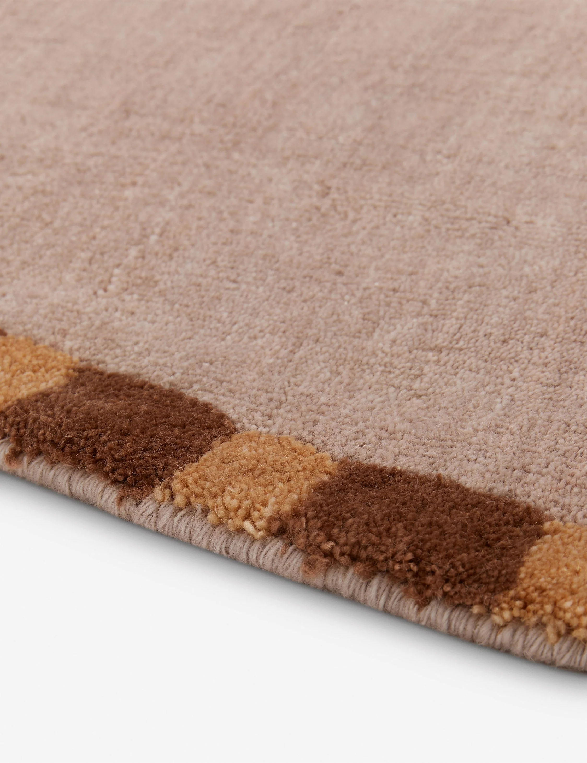 Rajaa Hand-Loomed Viscose Rug Swatch by Sarah Sherman Samuel, Blush - Image 5