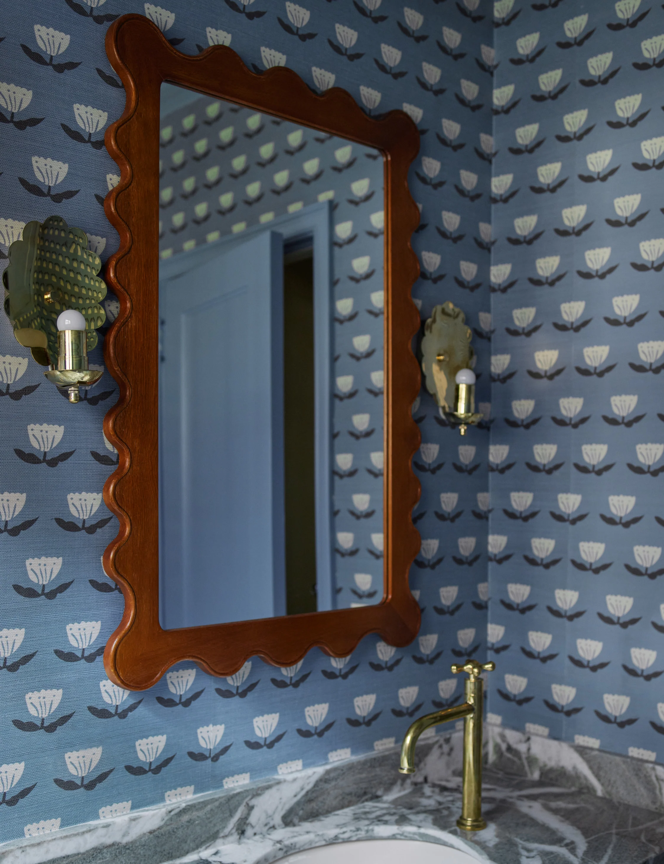 Ripple Mirror by Sarah Sherman Samuel - Image 7