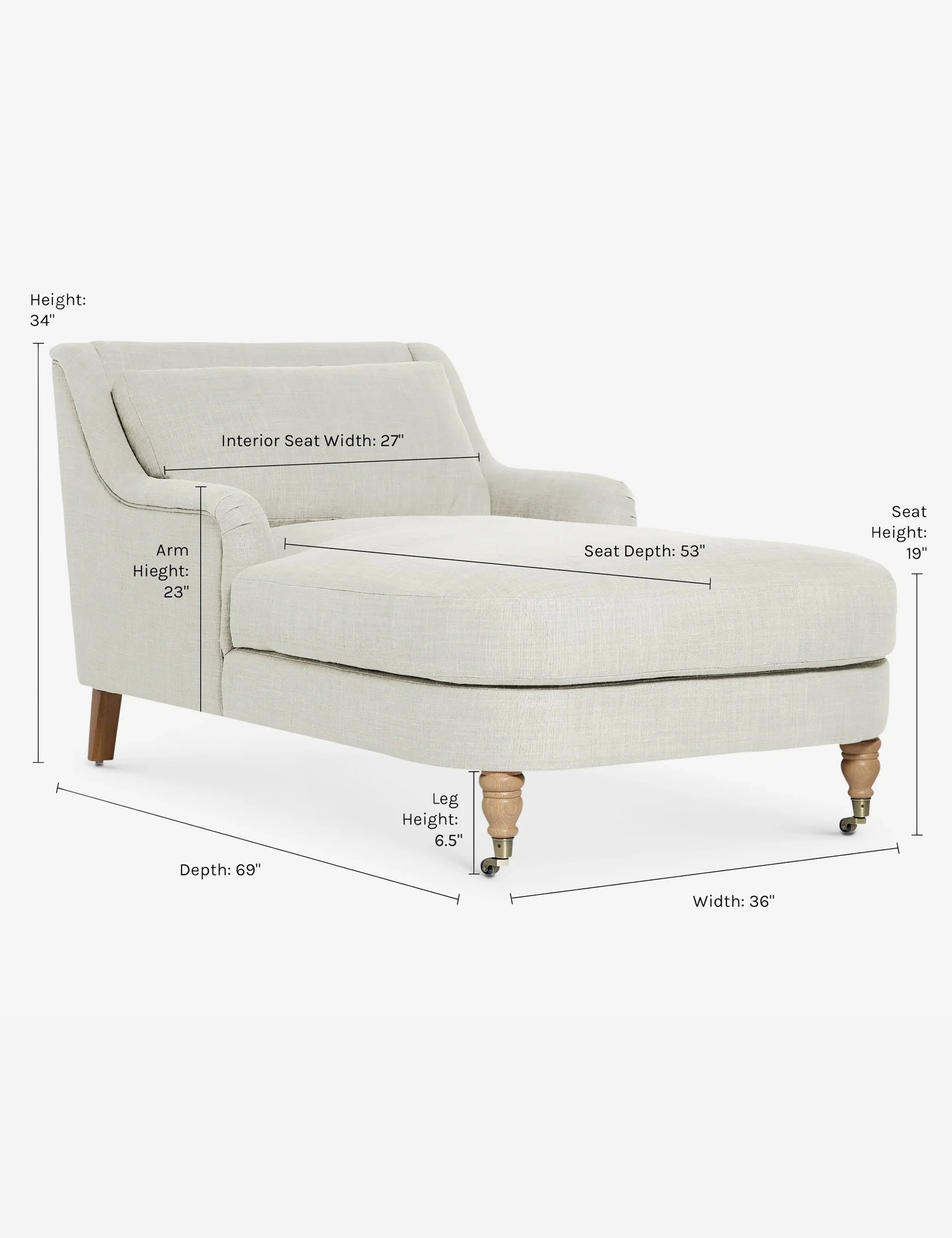Rivington Chaise by Ginny Macdonald - Image 45
