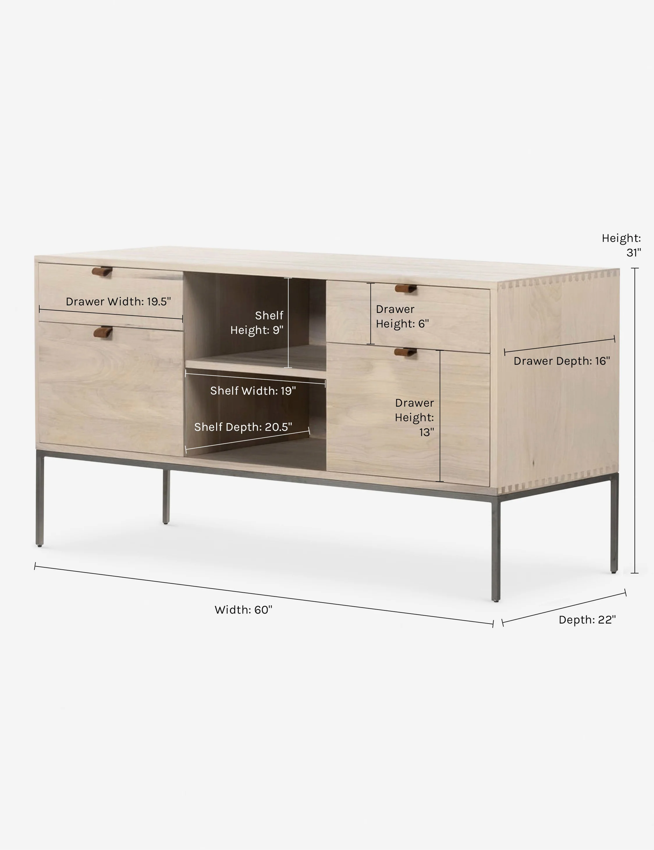 Rosamonde Filing Sideboard - Image 20