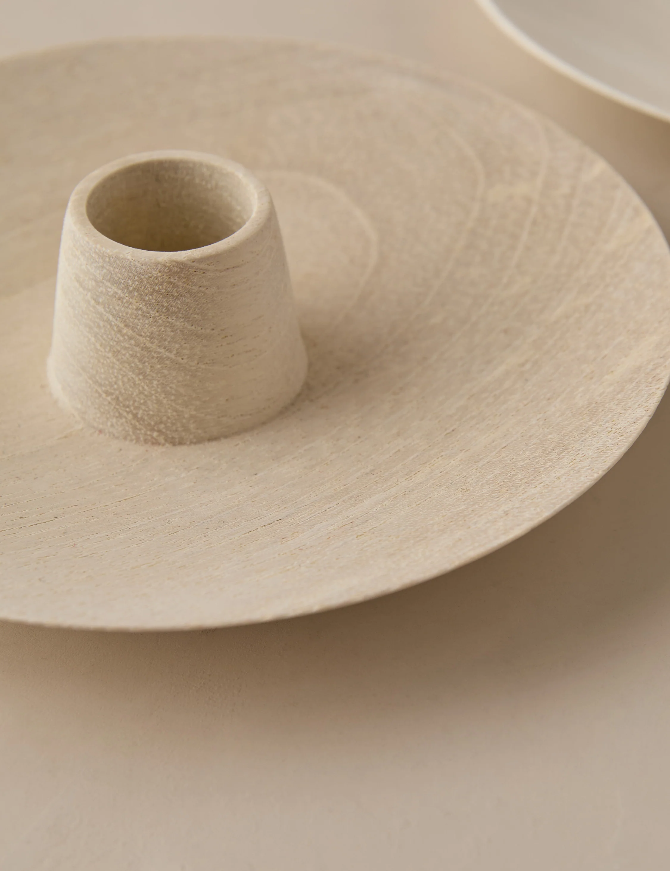 Round Taper Candle Holders (Set of 2) by Itza Wood - Image 3