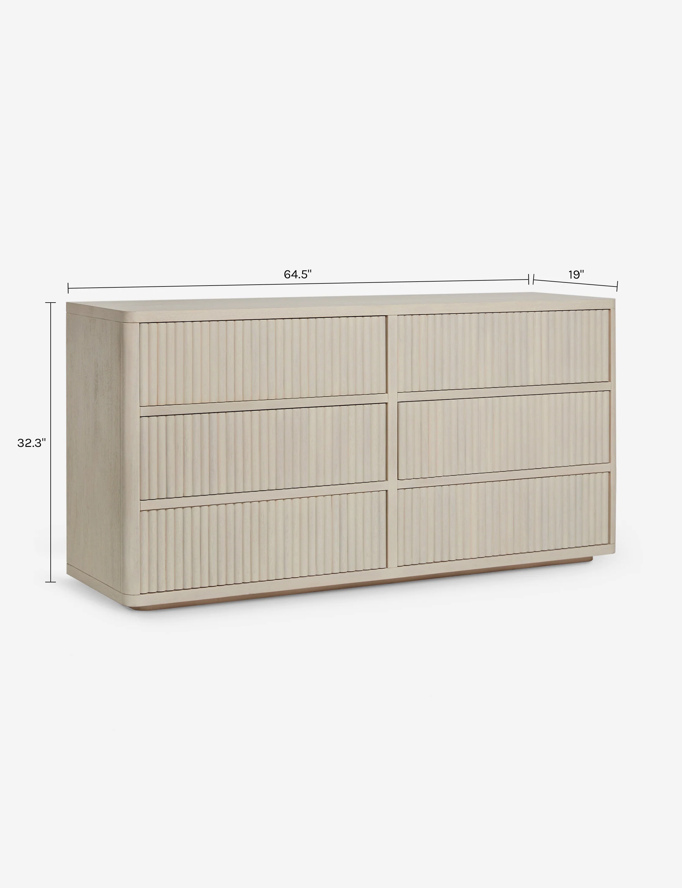 Rutherford 6 Drawer Dresser - Image 15