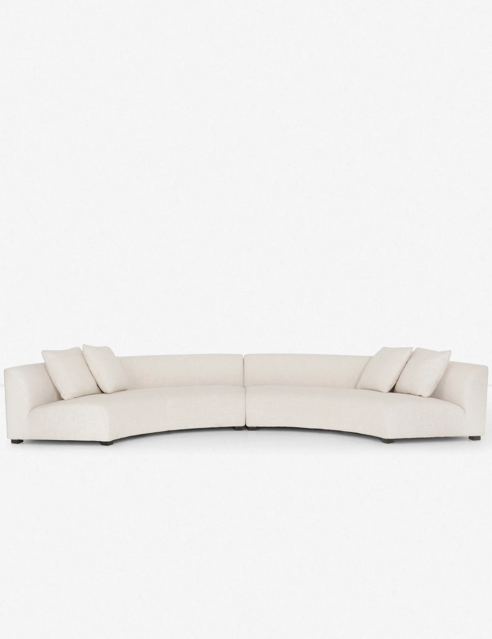 Saban 2-Piece Curved Sectional Sofa - Image 2