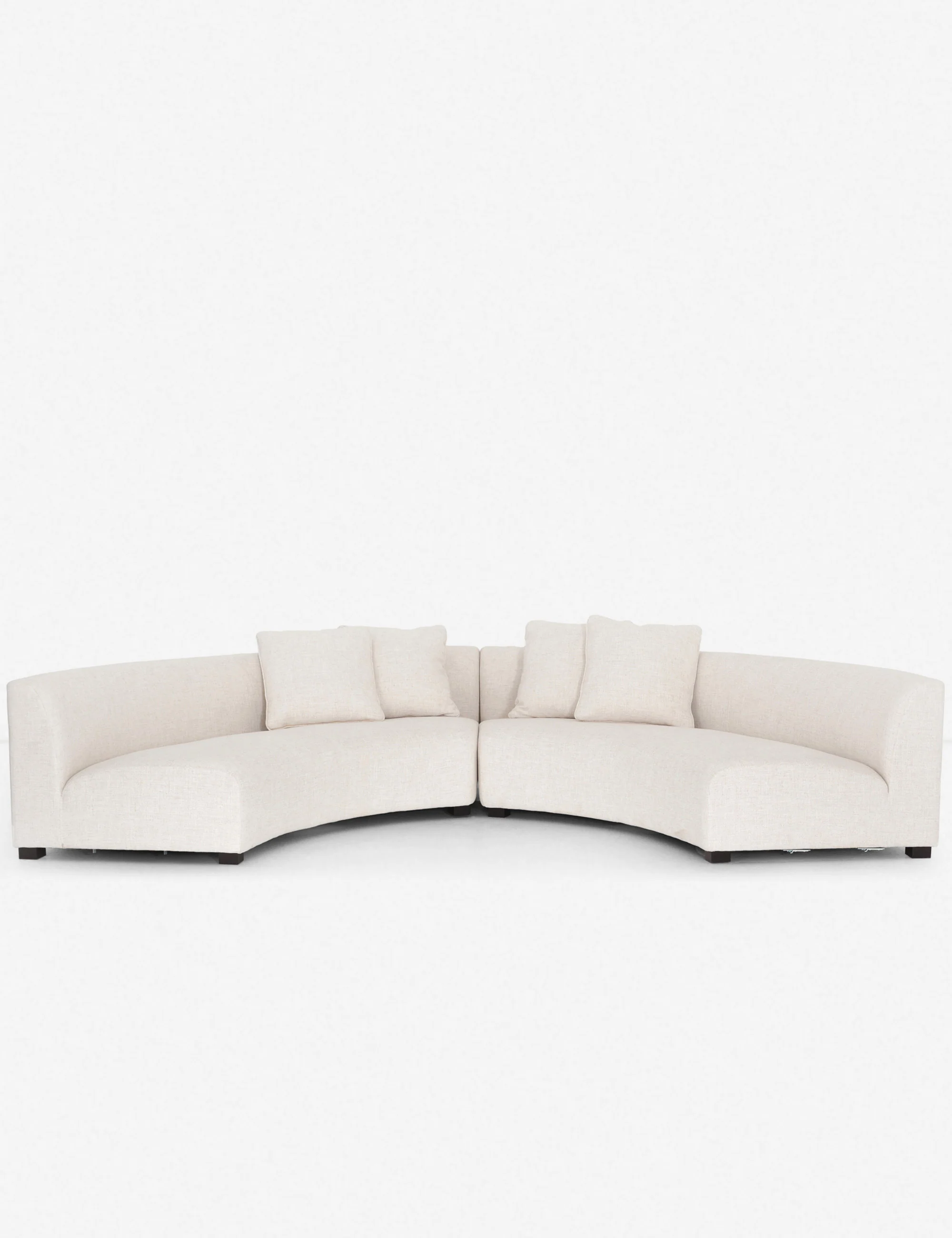 Saban 2-Piece Curved Sectional Sofa - Image 4