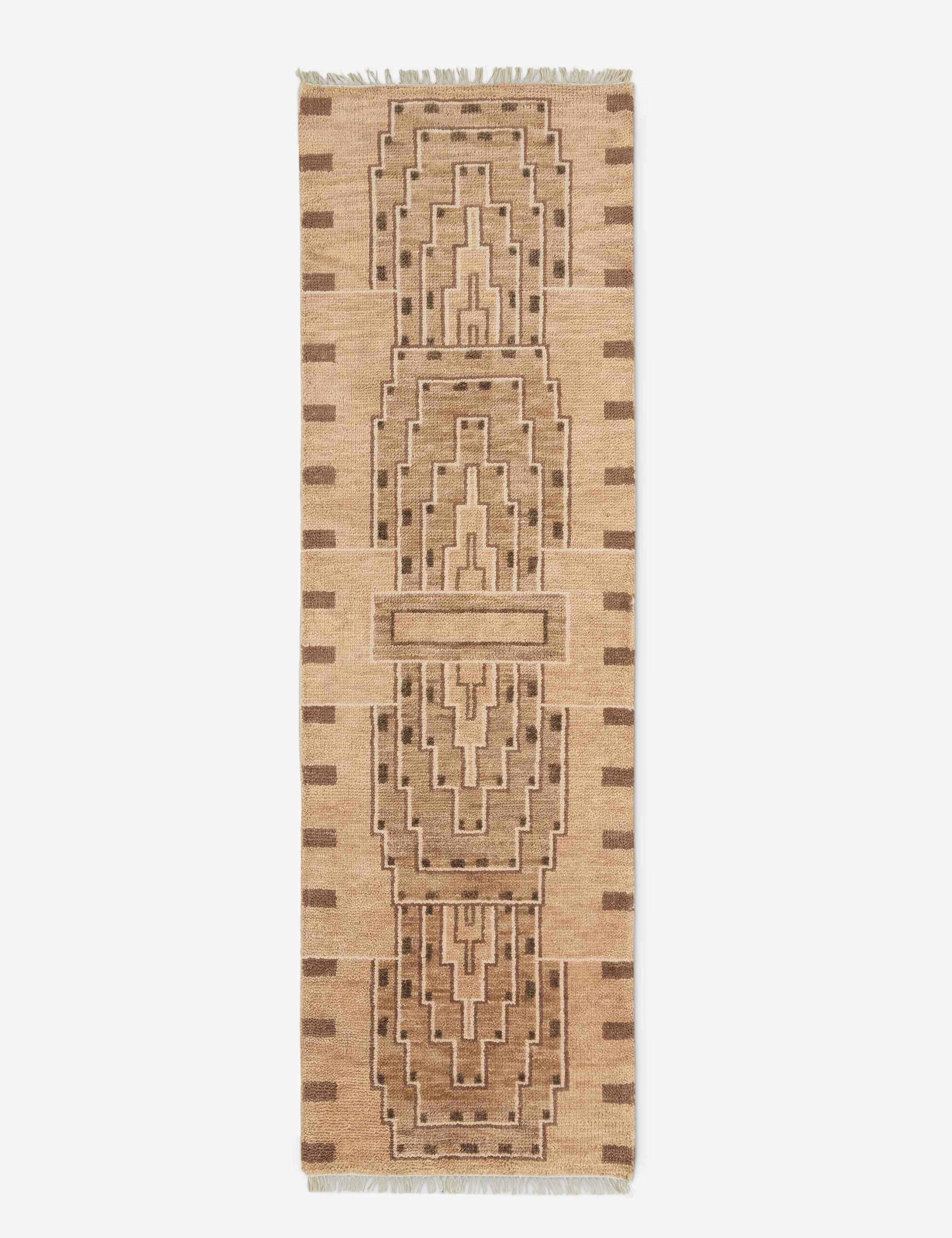 Saffron Hand-Knotted Wool Rug Swatch - Image 3