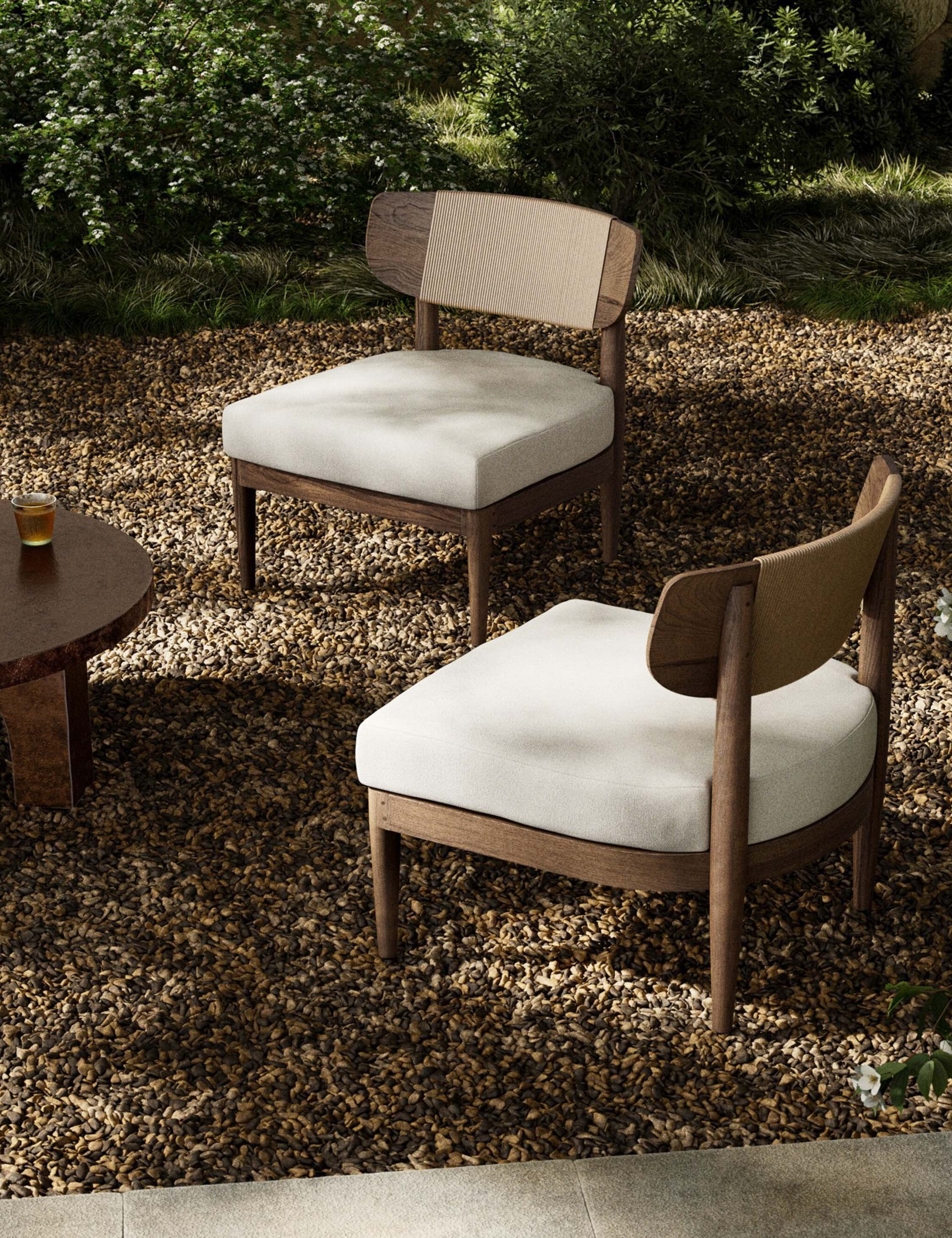 Sarma Indoor / Outdoor Accent Chair by Amber Lewis x Four Hands - Image 2