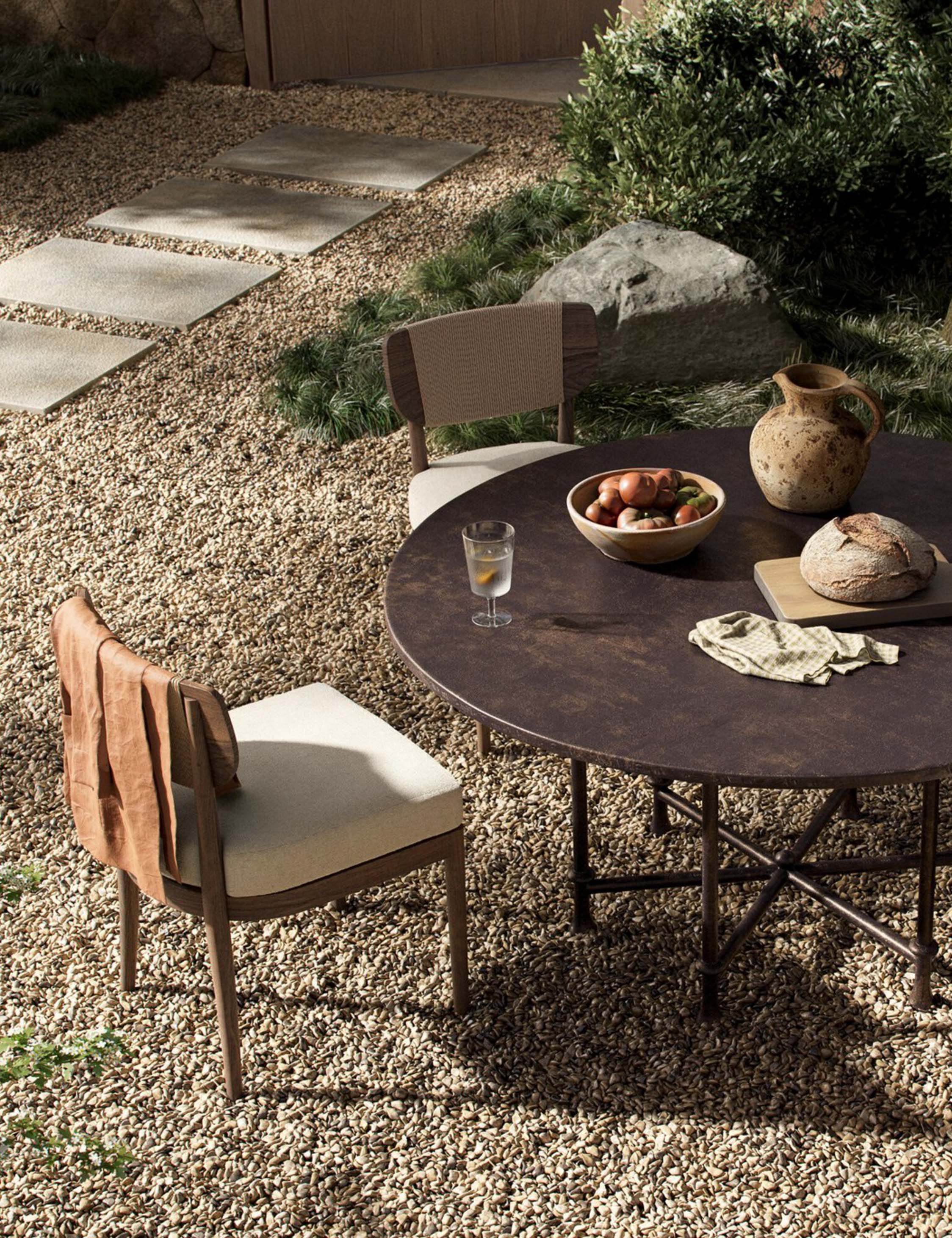 Sarma Indoor / Outdoor Dining Chair by Amber Lewis x Four Hands - Image 3