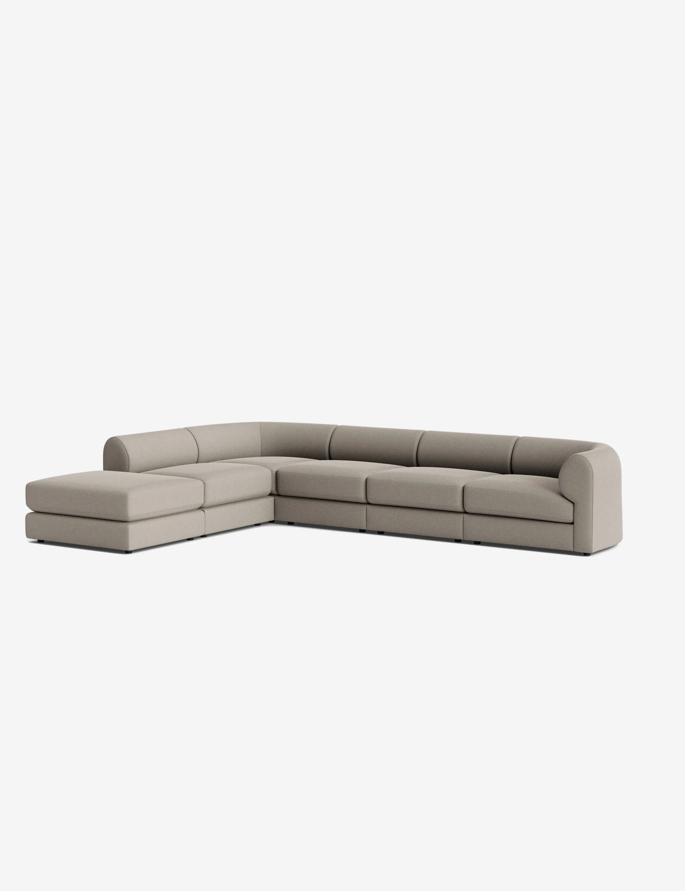 Sergio Modular Corner Sectional Sofa With Ottoman - Image 121