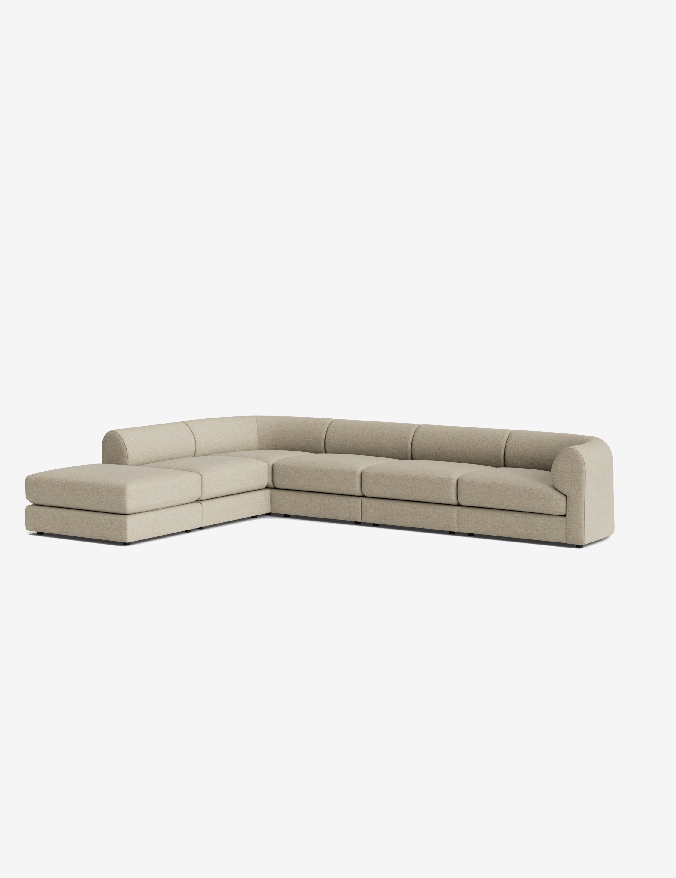 Sergio Modular Corner Sectional Sofa With Ottoman - Image 153