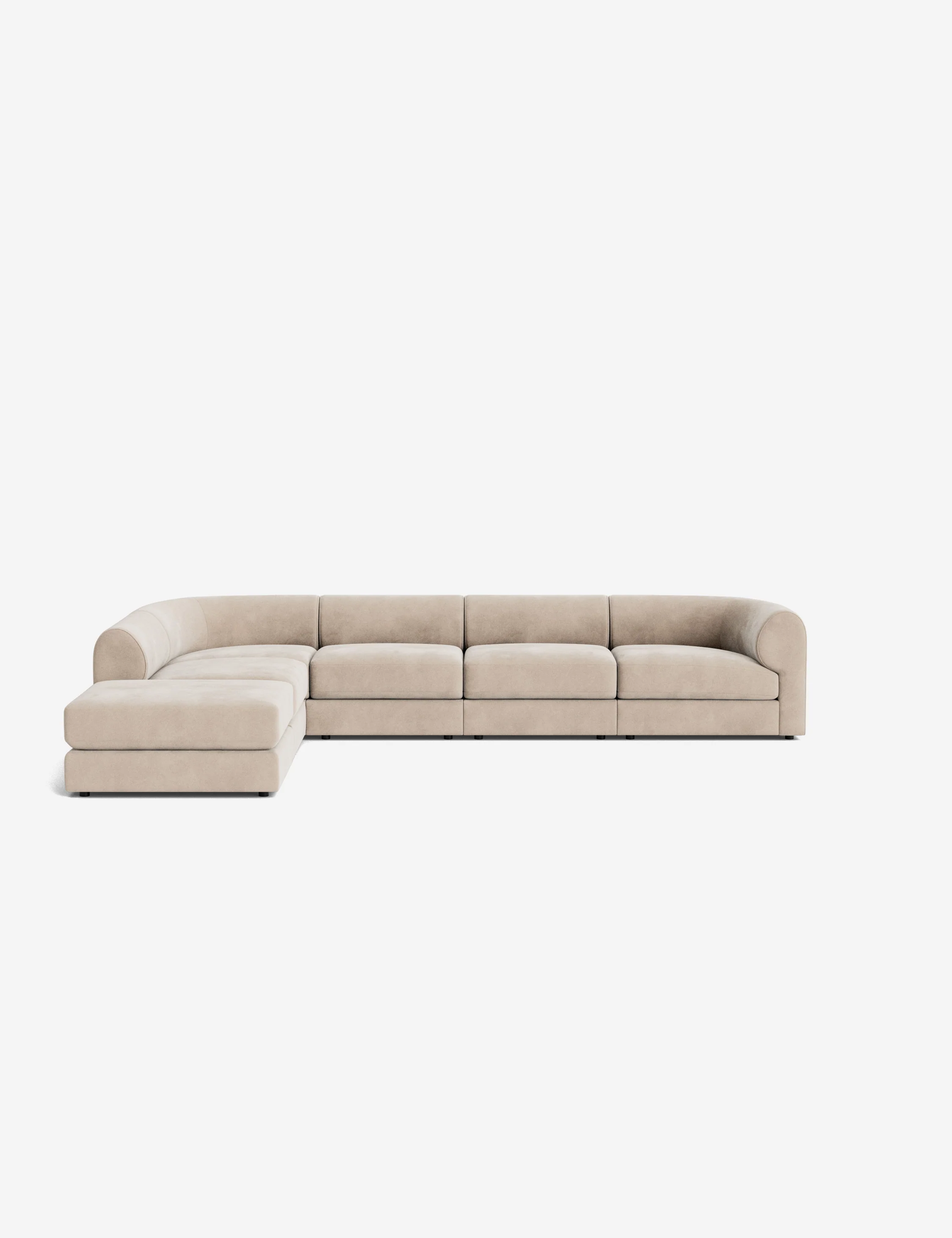 Sergio Modular Corner Sectional Sofa With Ottoman - Image 200