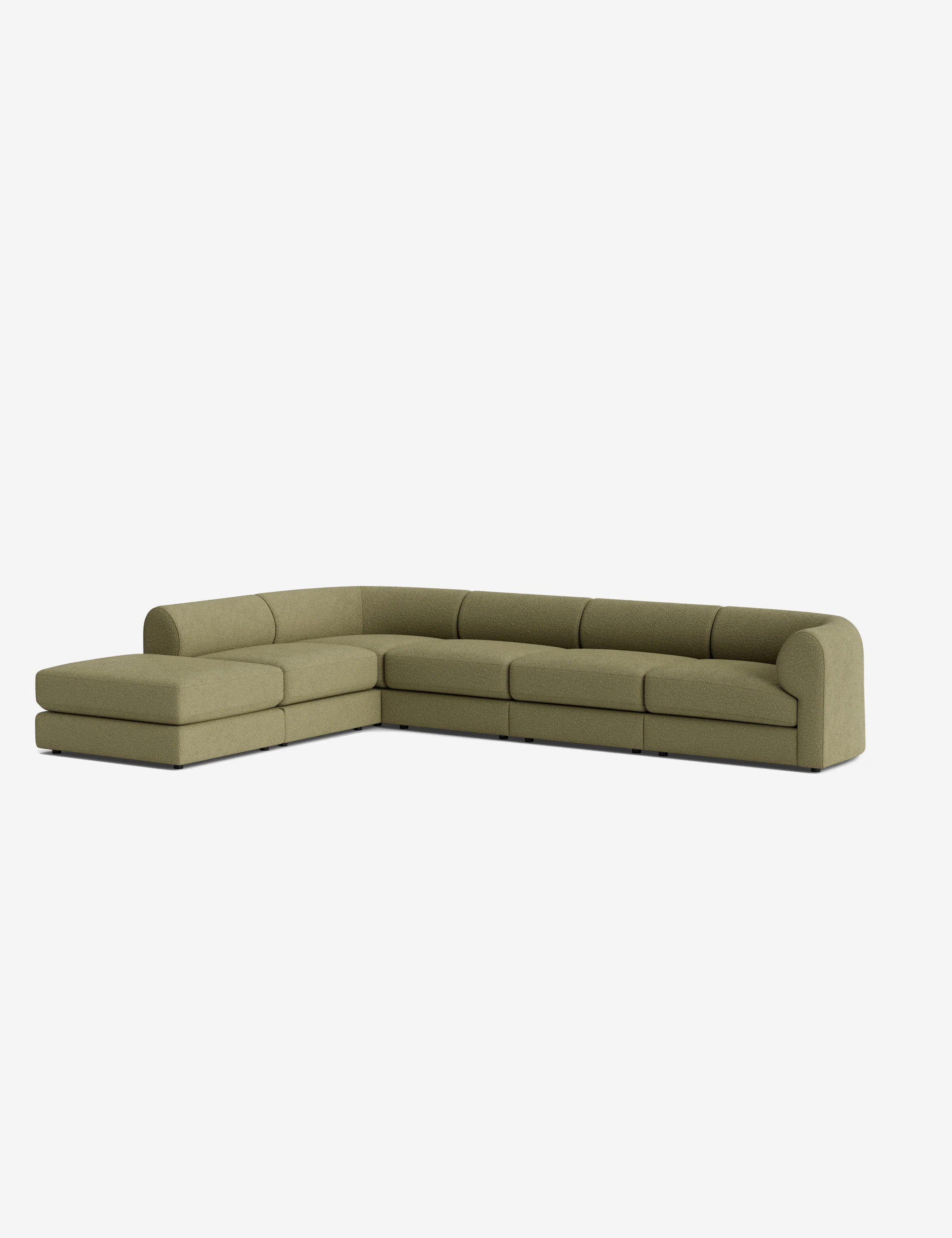 Sergio Modular Corner Sectional Sofa With Ottoman - Image 97